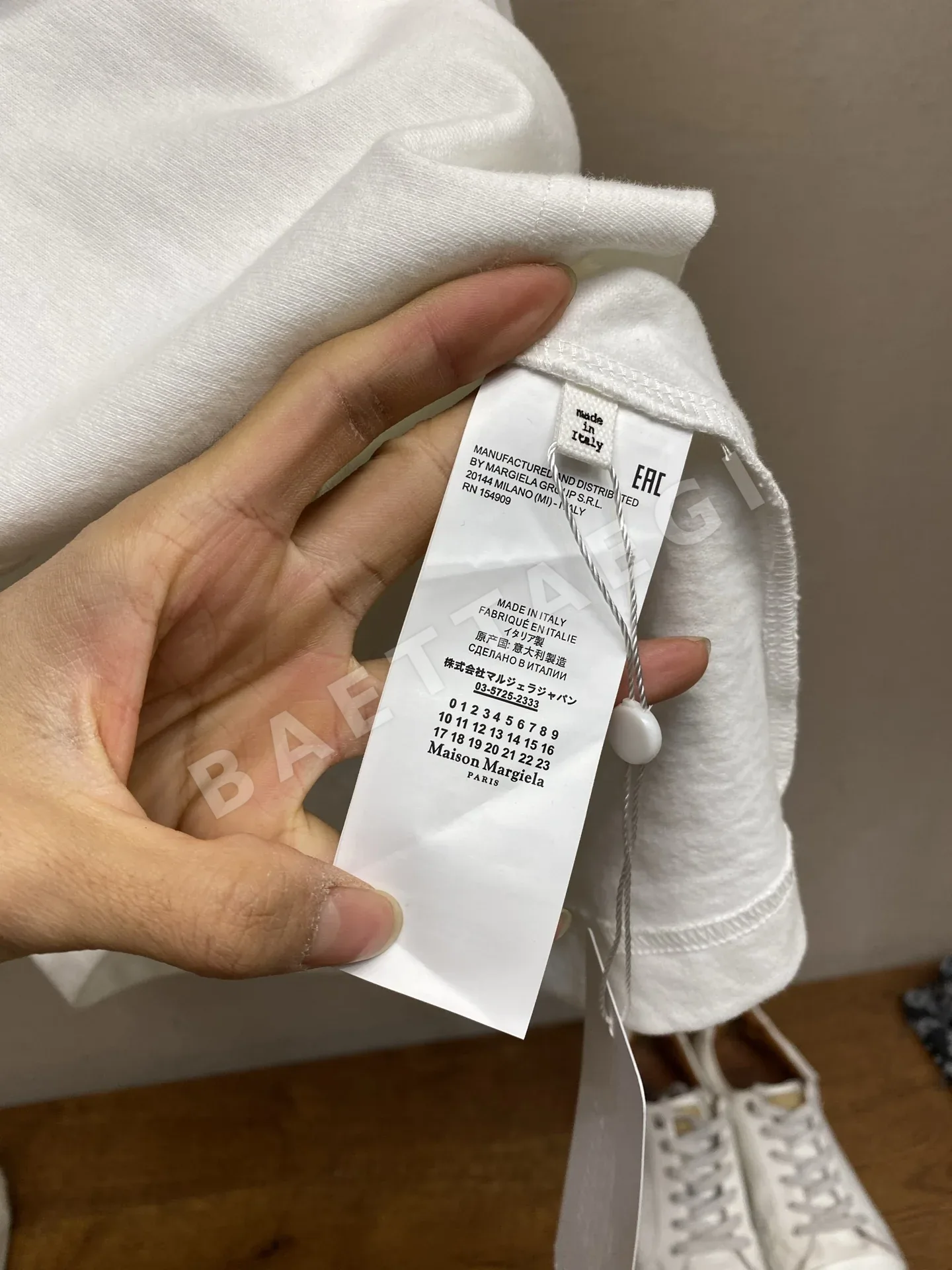 마르지엘라 하이웨이트 크루넥 루즈핏 반팔 티셔츠 상세 이미지 8