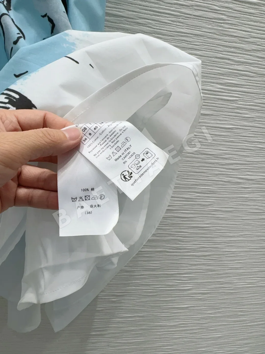 디올 여성 린넨 스커트 상세 이미지 9