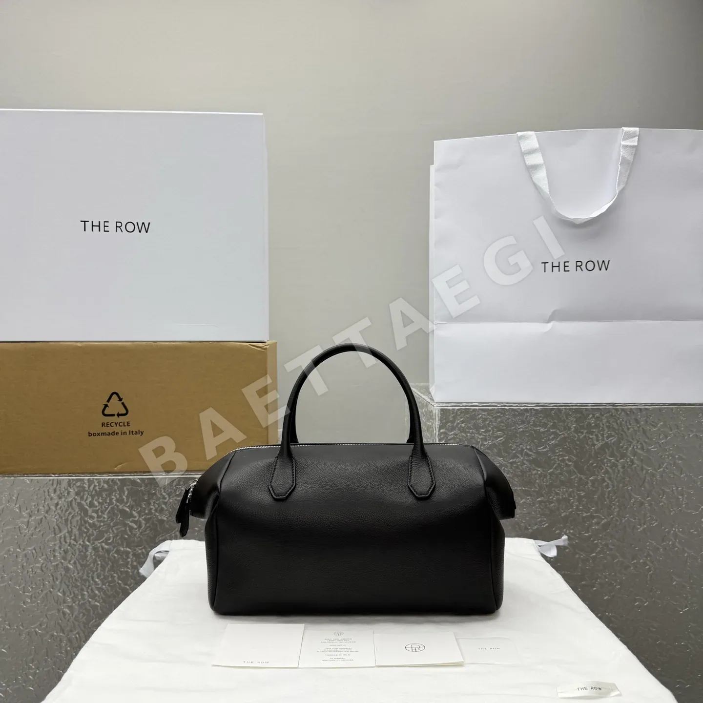 더로우 페이 카프스킨 보스턴백 128776
