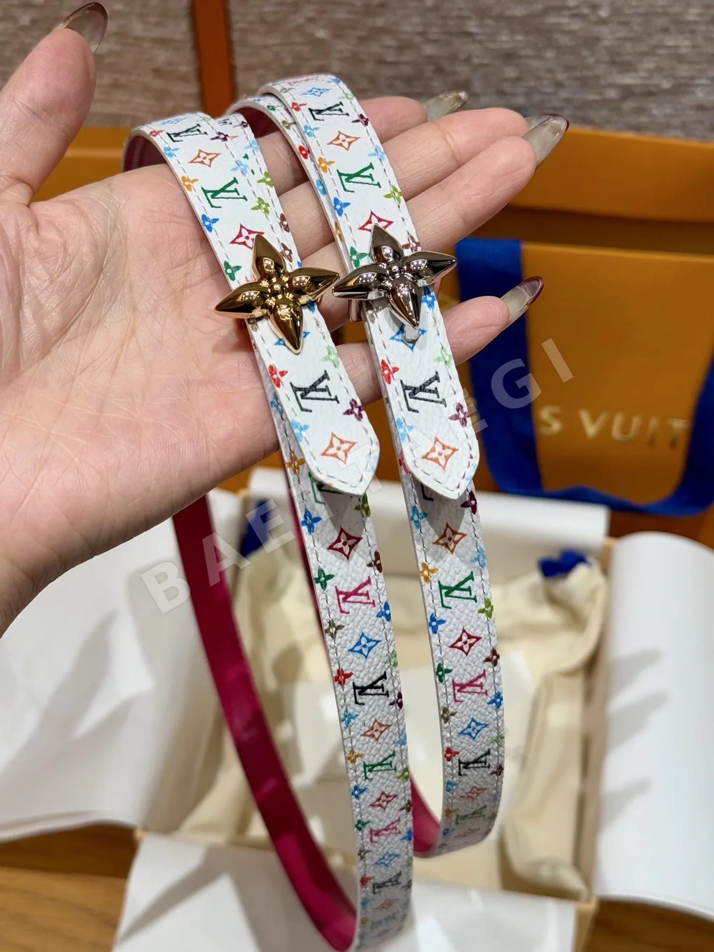 루이비통 모노그램 캔버스 리버서블 벨트 172561