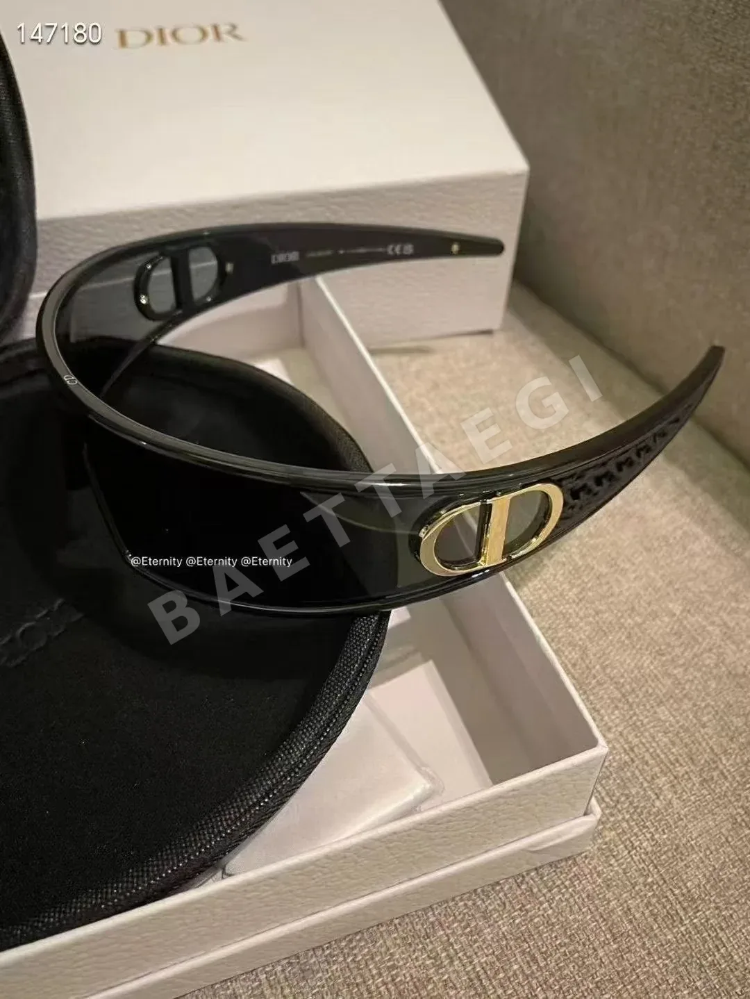 디올 CD 로고 헤드밴드 겸 선글라스 헤어악세 상세 이미지 3