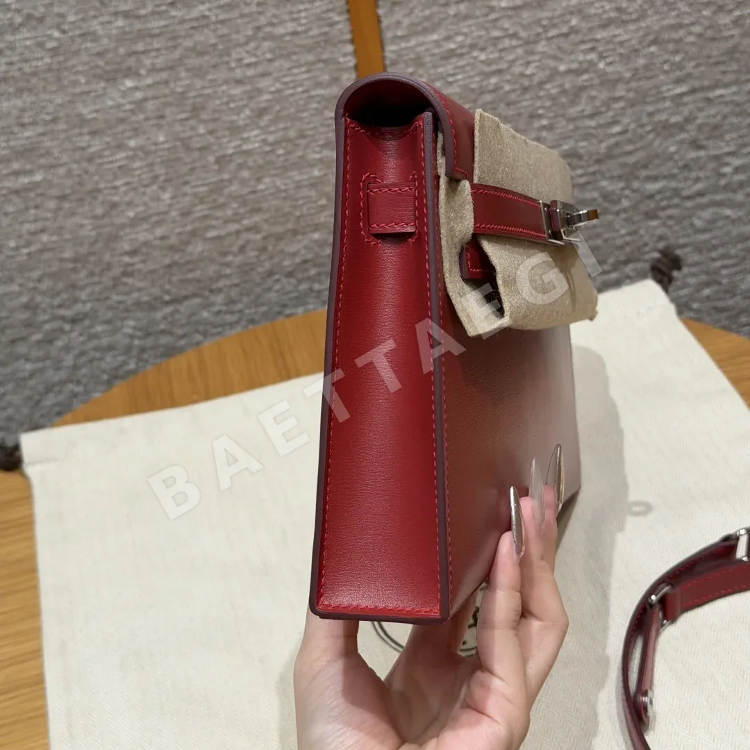 에르메스 켈리 엘란 실버 장식 언더암 가방 상세 이미지 3