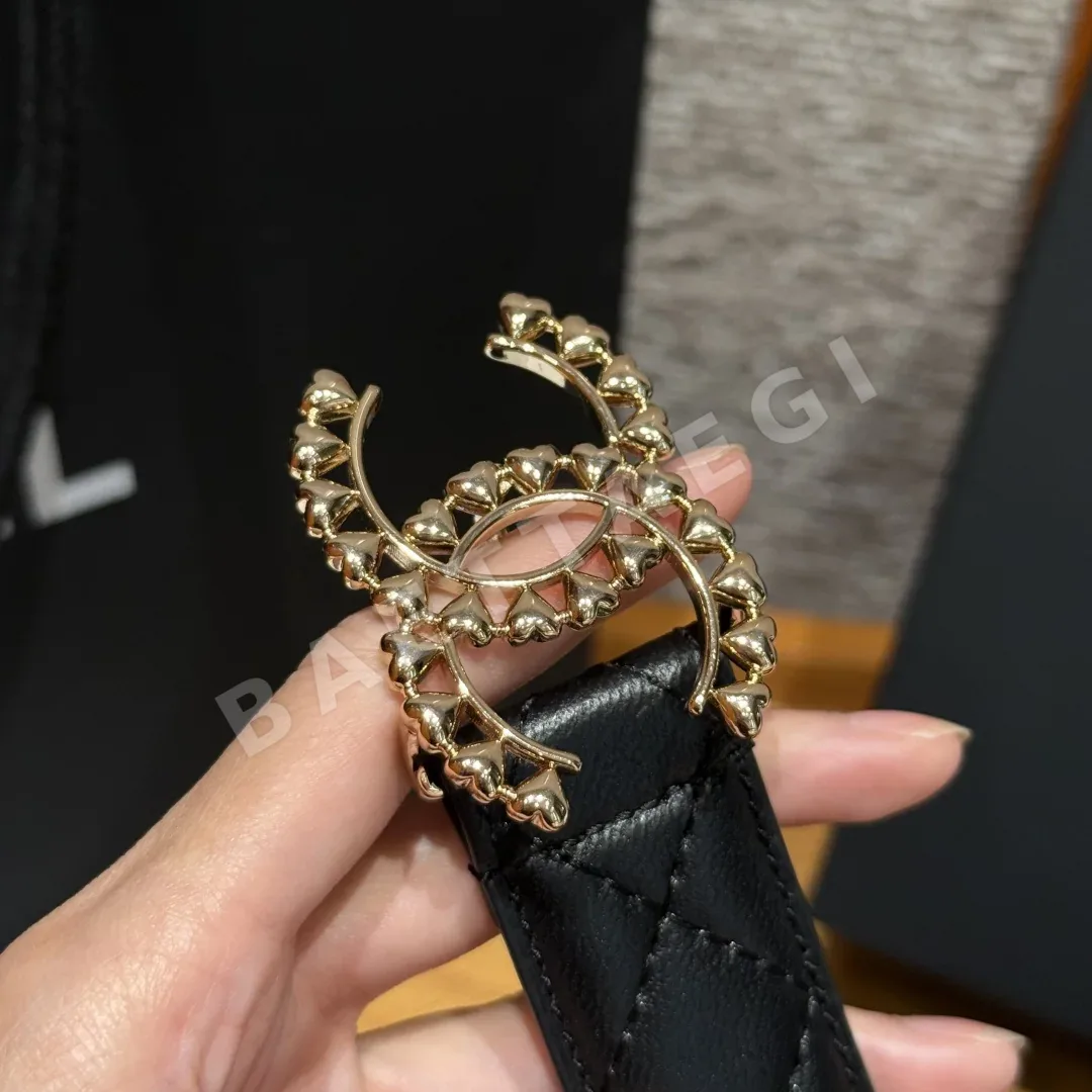 샤넬 더블 C 램스킨 벨트 상세 이미지 6