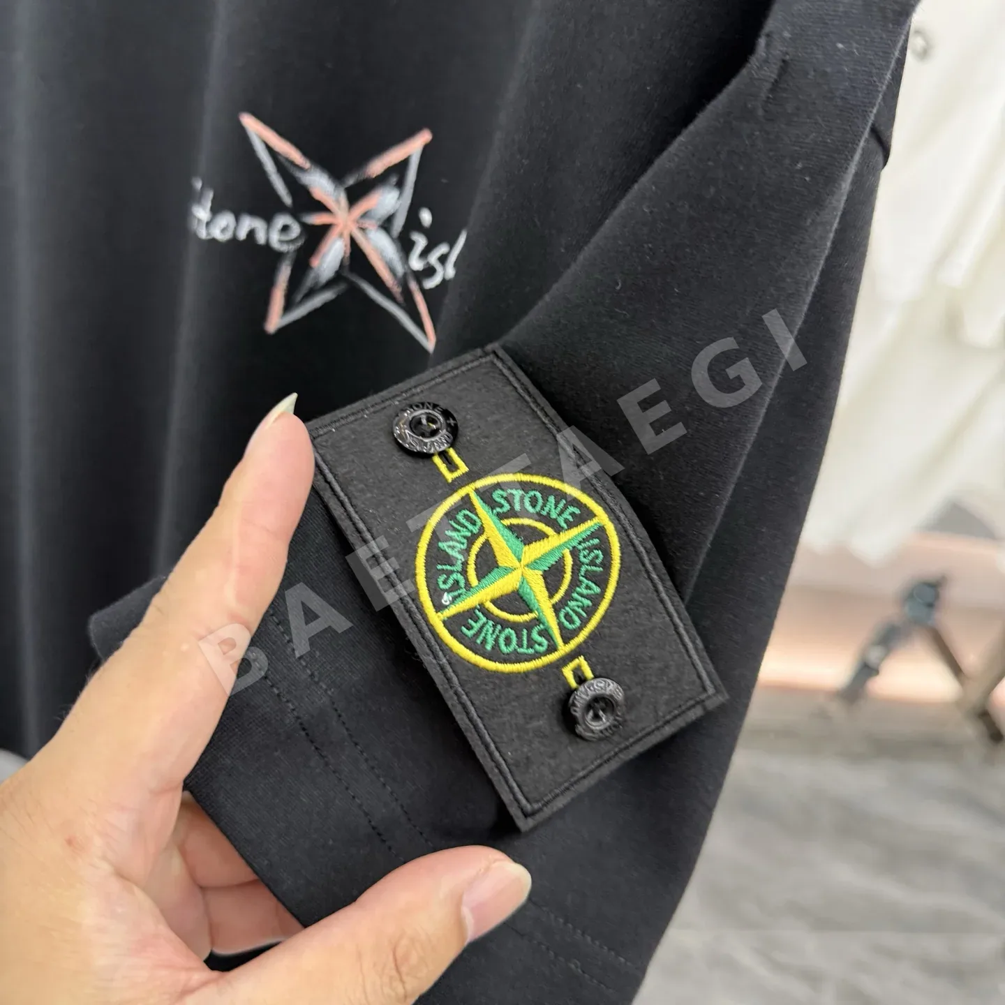 스톤아일랜드 크루넥 반팔 티셔츠 상세 이미지 7