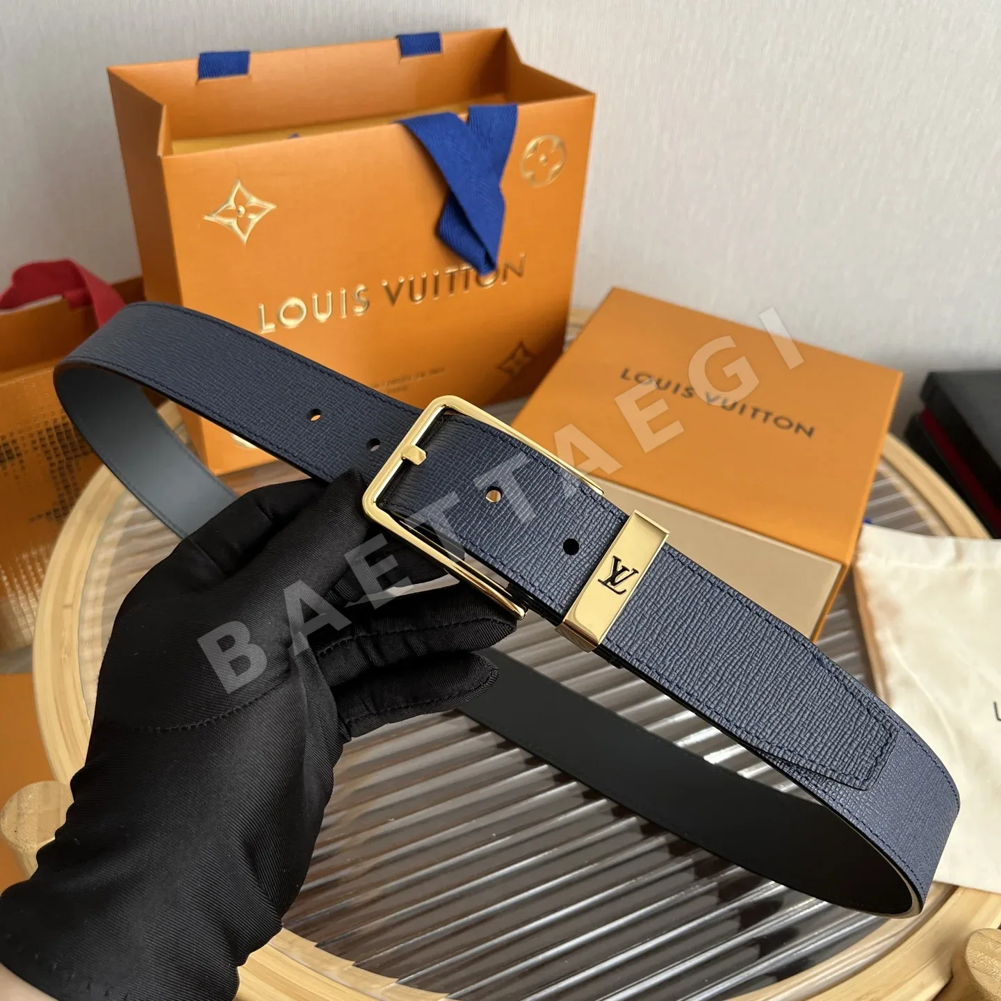 루이비통 에피 가죽 벨트 57469