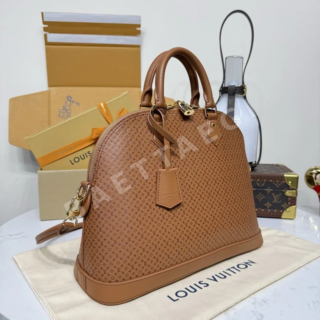 루이비통 알마 MM 소프트 송아지가죽 핸드백 M28517 상세 이미지 2