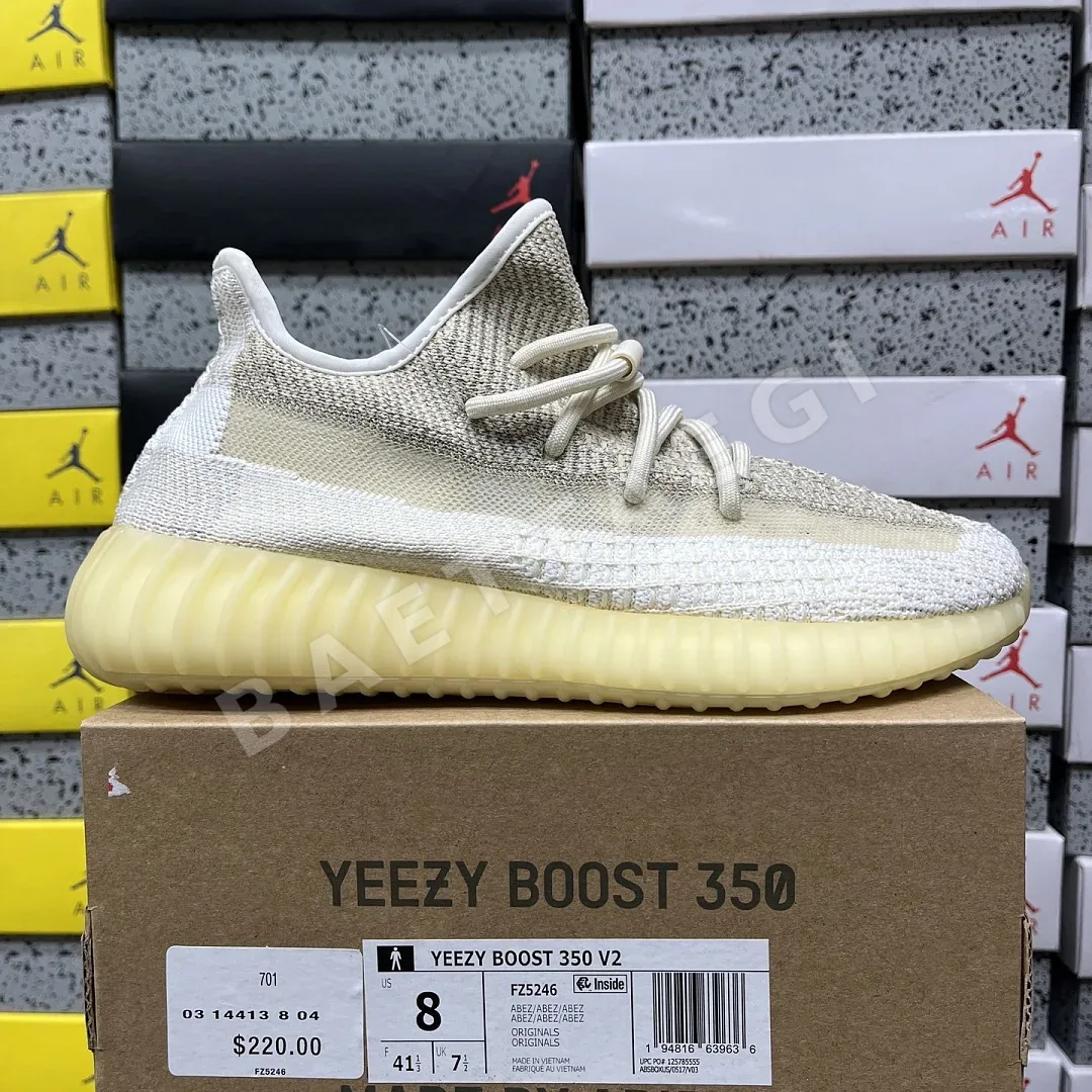 아디다스 [XQ] 이지 부스트 350 V2 FZ5246 200797 Adidas Yeezy Boost 350 V2 Natural