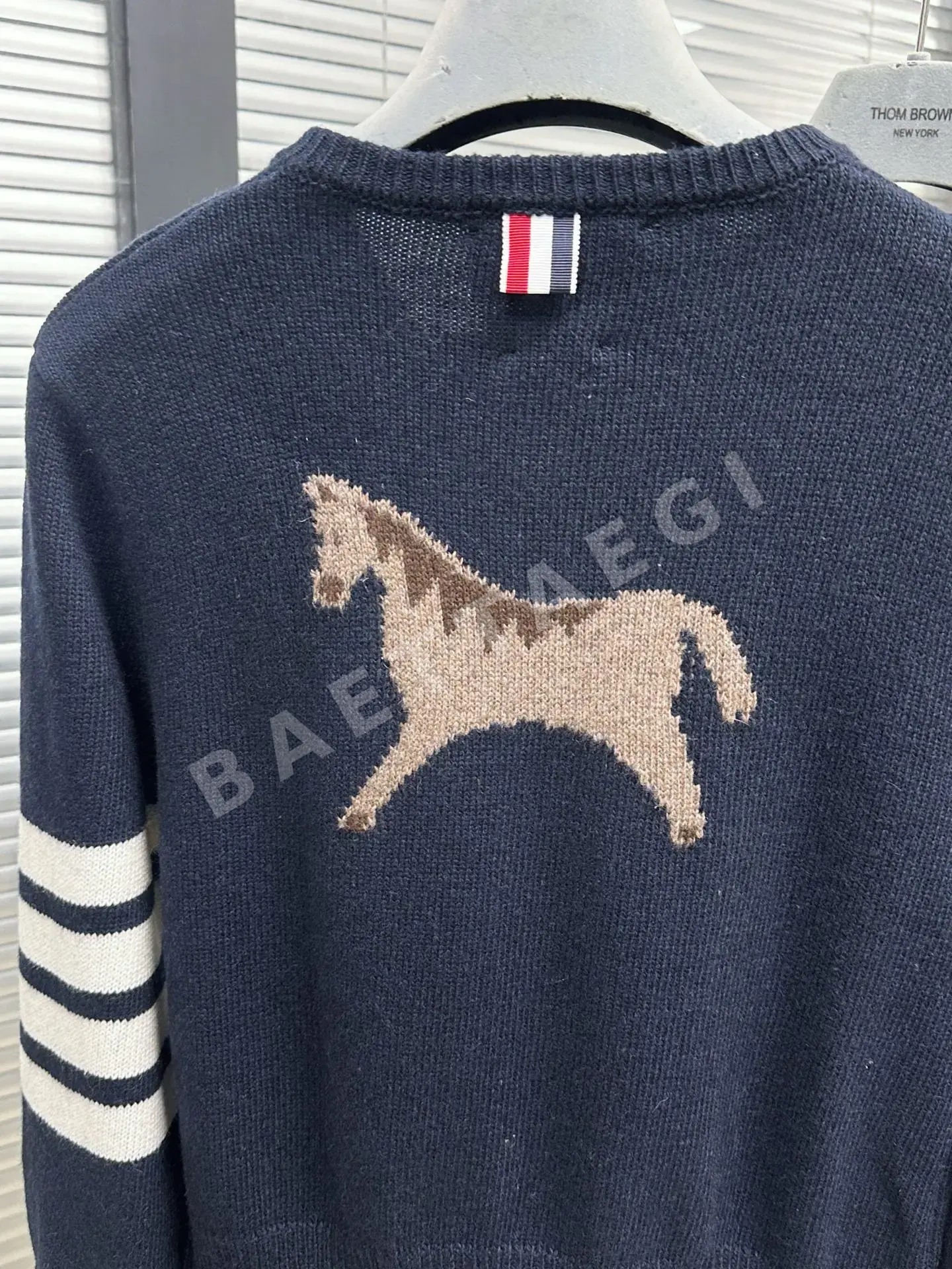 톰브라운 네이비 블루 남성 후드 레플리카 46568 Thom Browne 상세 이미지 5