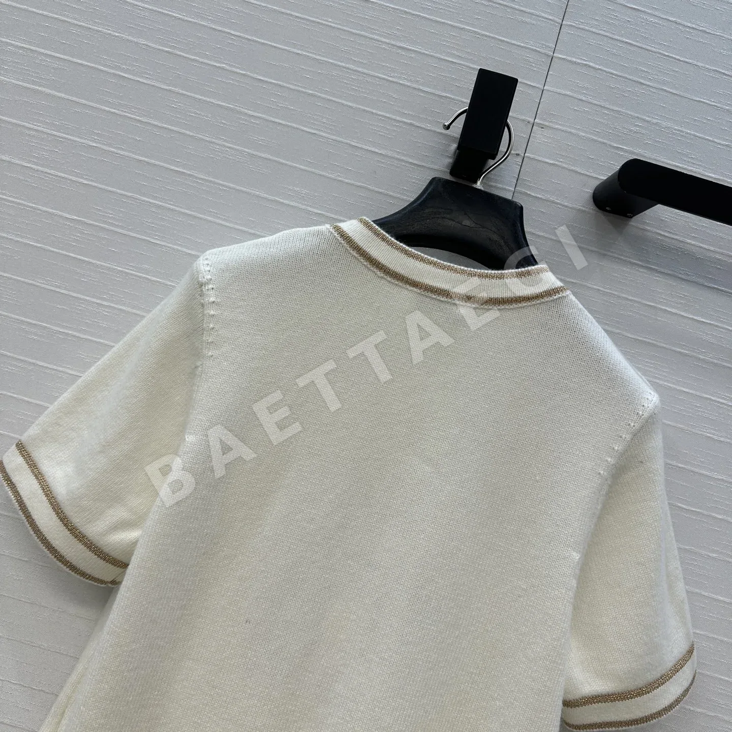 샤넬 여성 라운드넥 반팔 니트 가디건 5826 상세 이미지 9