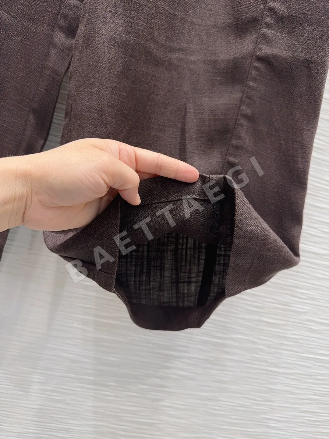 샤넬 린넨 여성 바지 상세 이미지 5