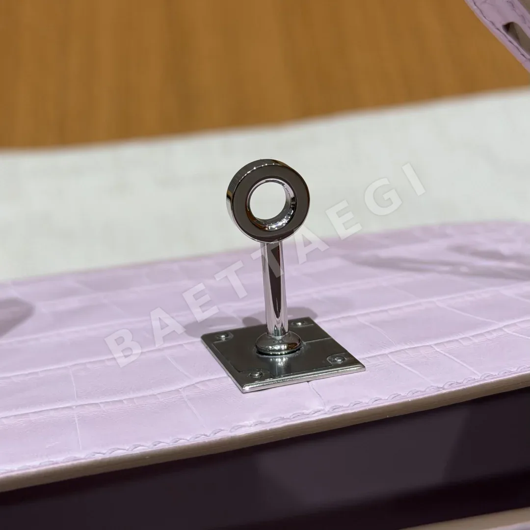에르메스 미니 켈리 매트 악어가죽 가방 상세 이미지 8