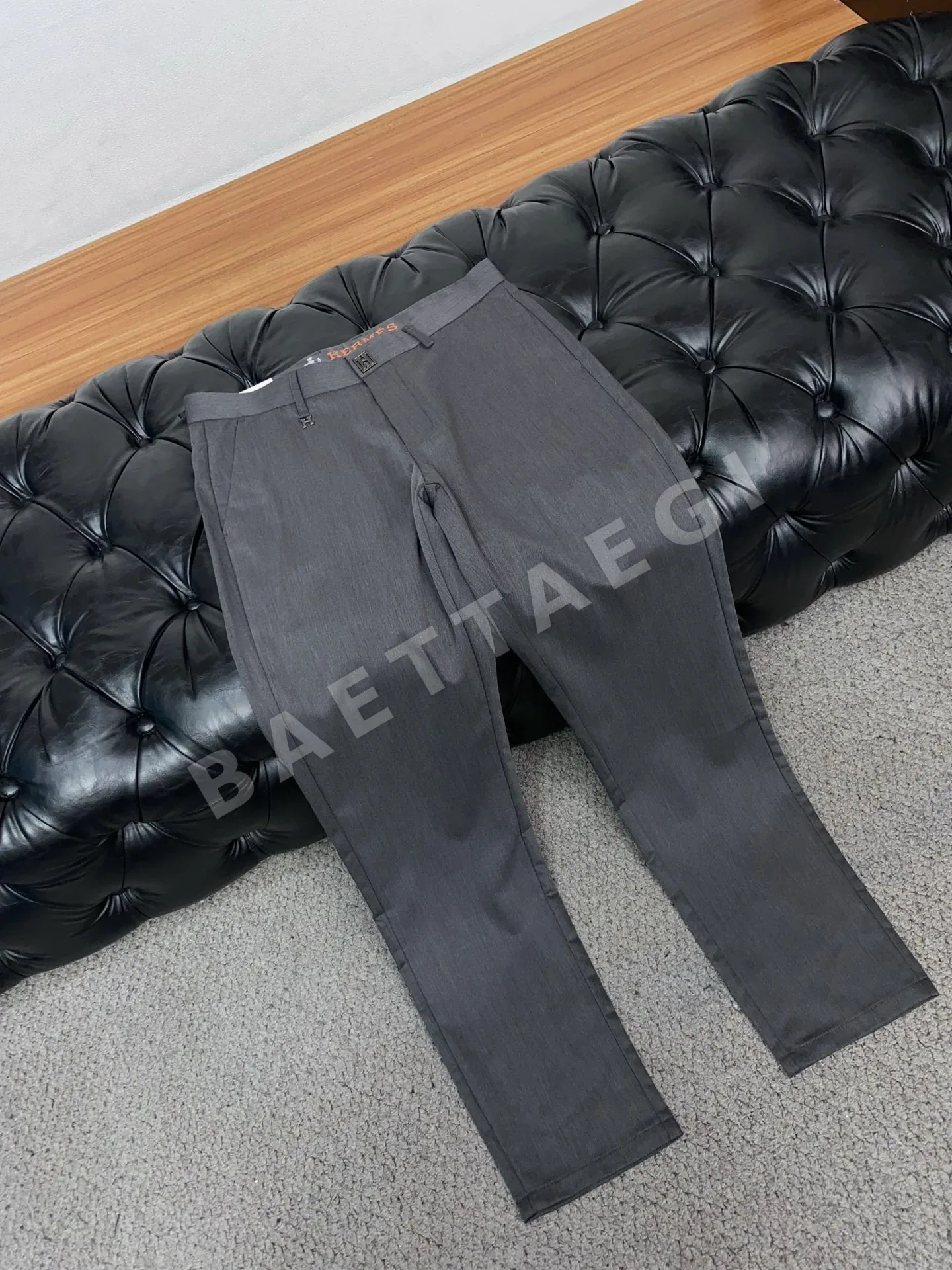 에르메스 워시 데님 캐주얼 남성 바지 상세 이미지 6
