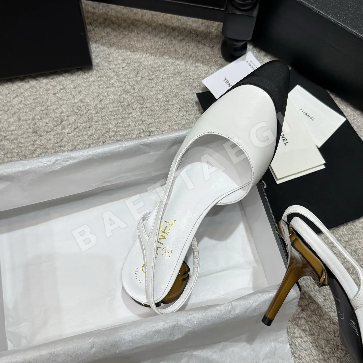 샤넬 진주 힐 하이힐 샌들 상세 이미지 7