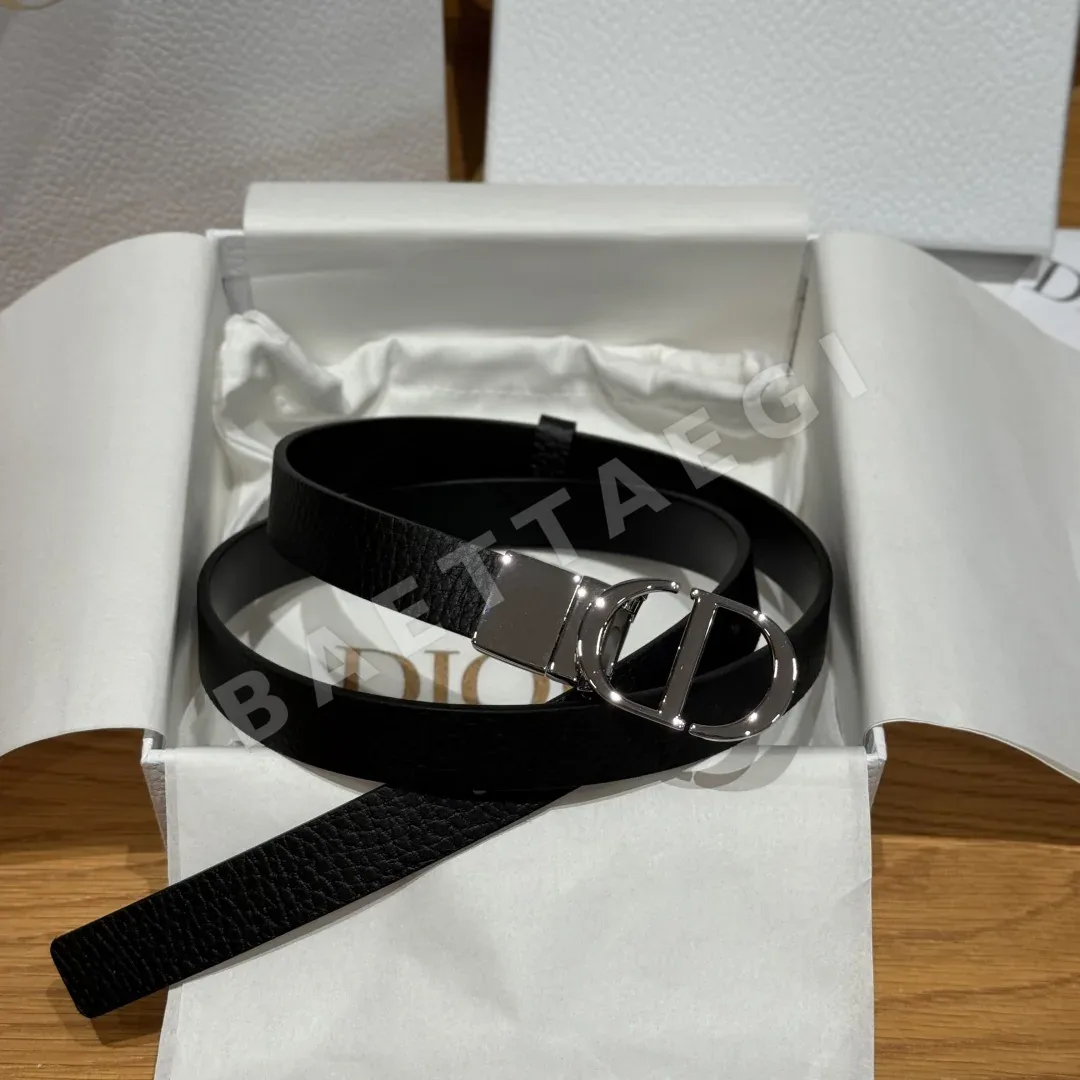 디올 새들 양면 그레인 소가죽 벨트 상세 이미지 2