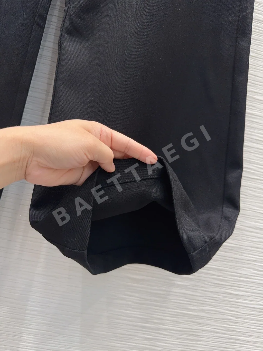 샤넬 남성 고급 원단 바지 상세 이미지 5