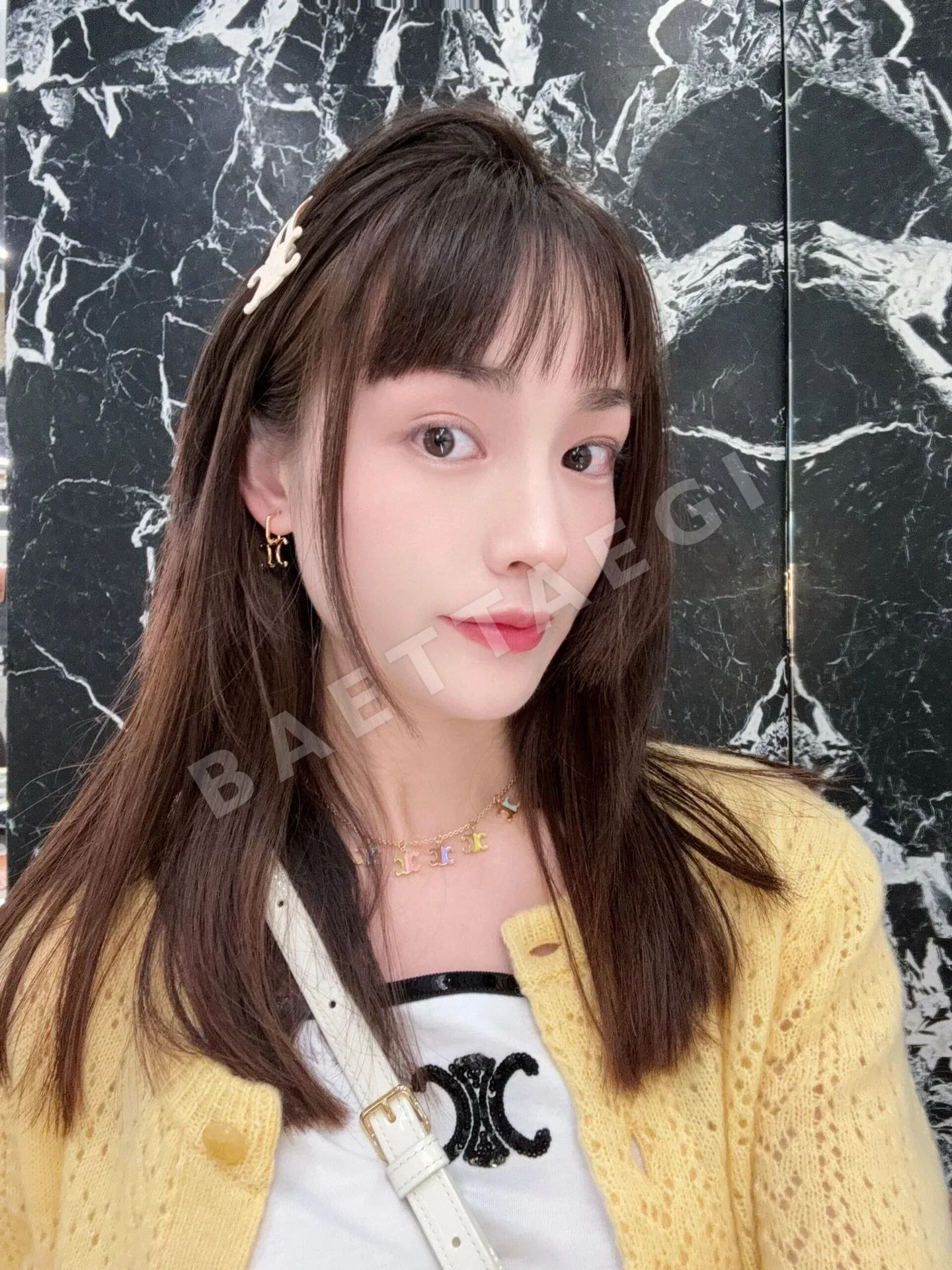 셀린느 3D 개선문 오일드롭 목걸이 상세 이미지 4
