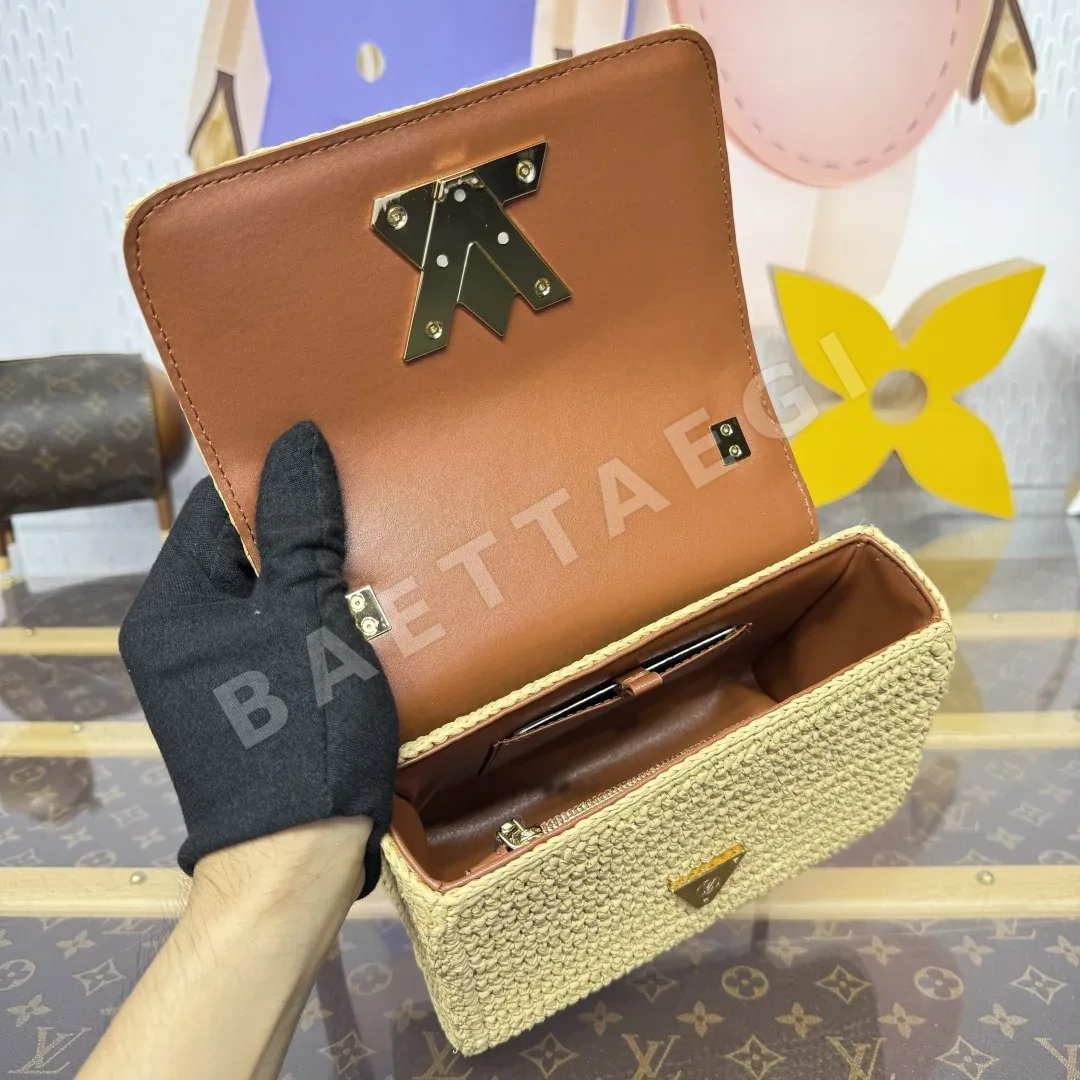 루이비통 라피아 허브 트위스트 스몰 핸드백 M14309 상세 이미지 9