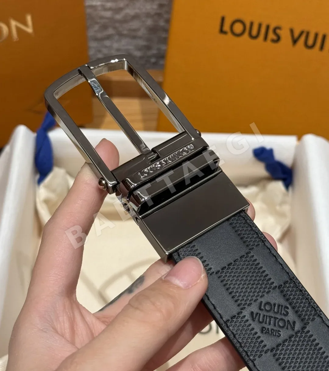 루이비통 JD350 슬렌더 35mm 양면 벨트 상세 이미지 7