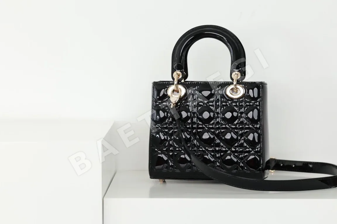 디올 레이디 4 콤파트먼트 스몰 핸드백 상세 이미지 3