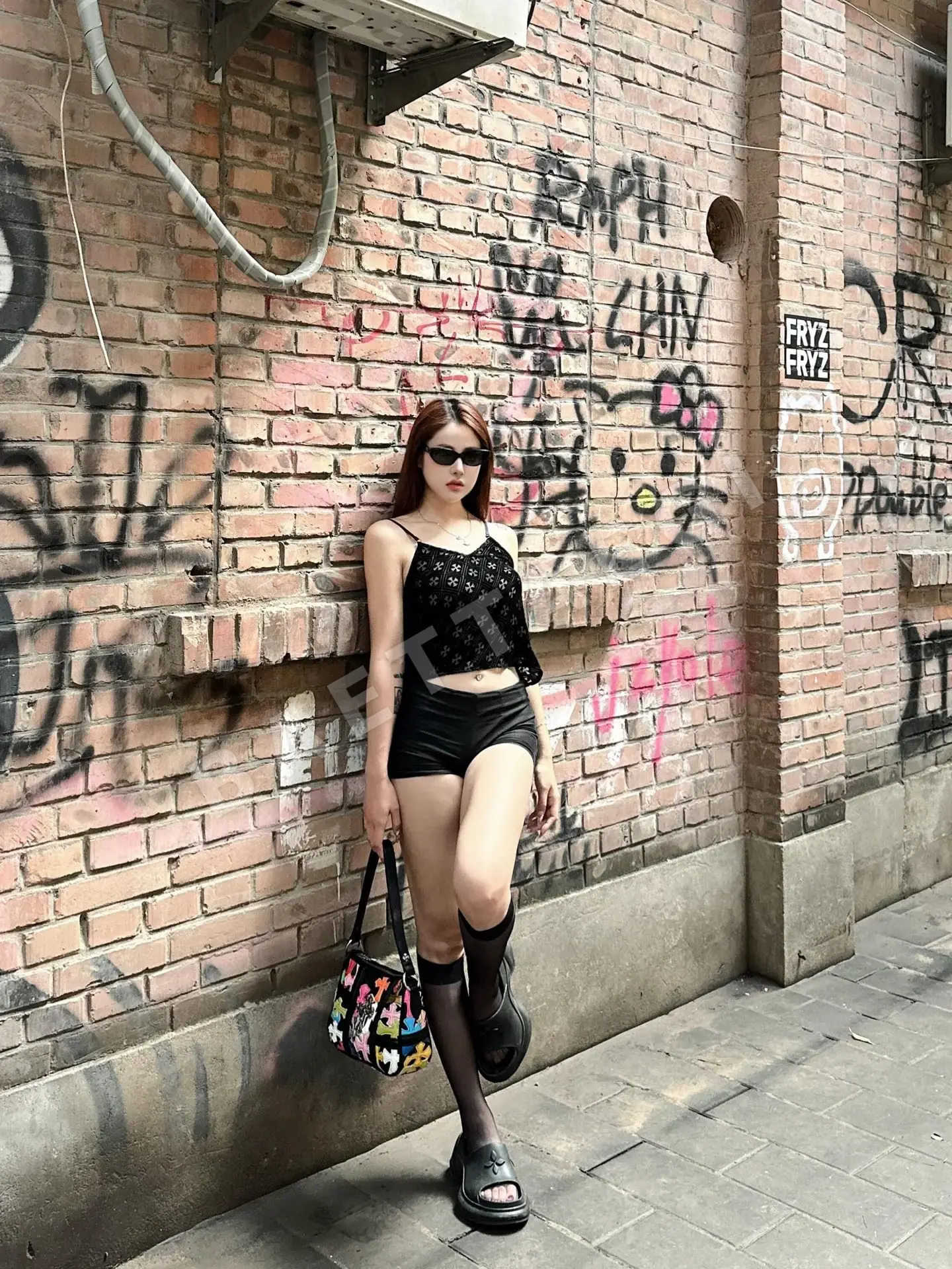 크롬하츠 여성 벨벳 캐미솔 반팔 상세 이미지 21