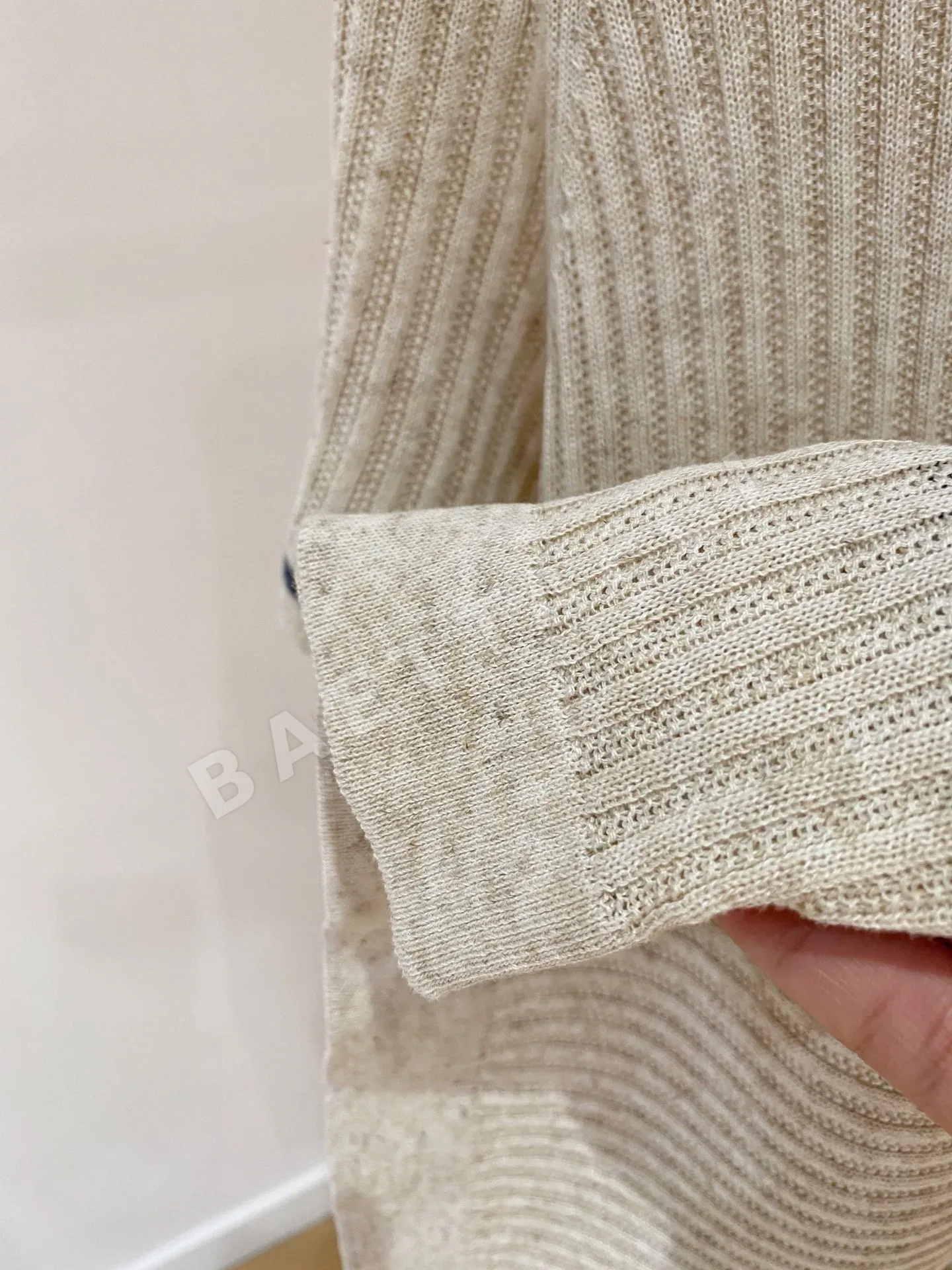 로로피아나 남성 린넨 혼방 반팔 티셔츠 상세 이미지 8