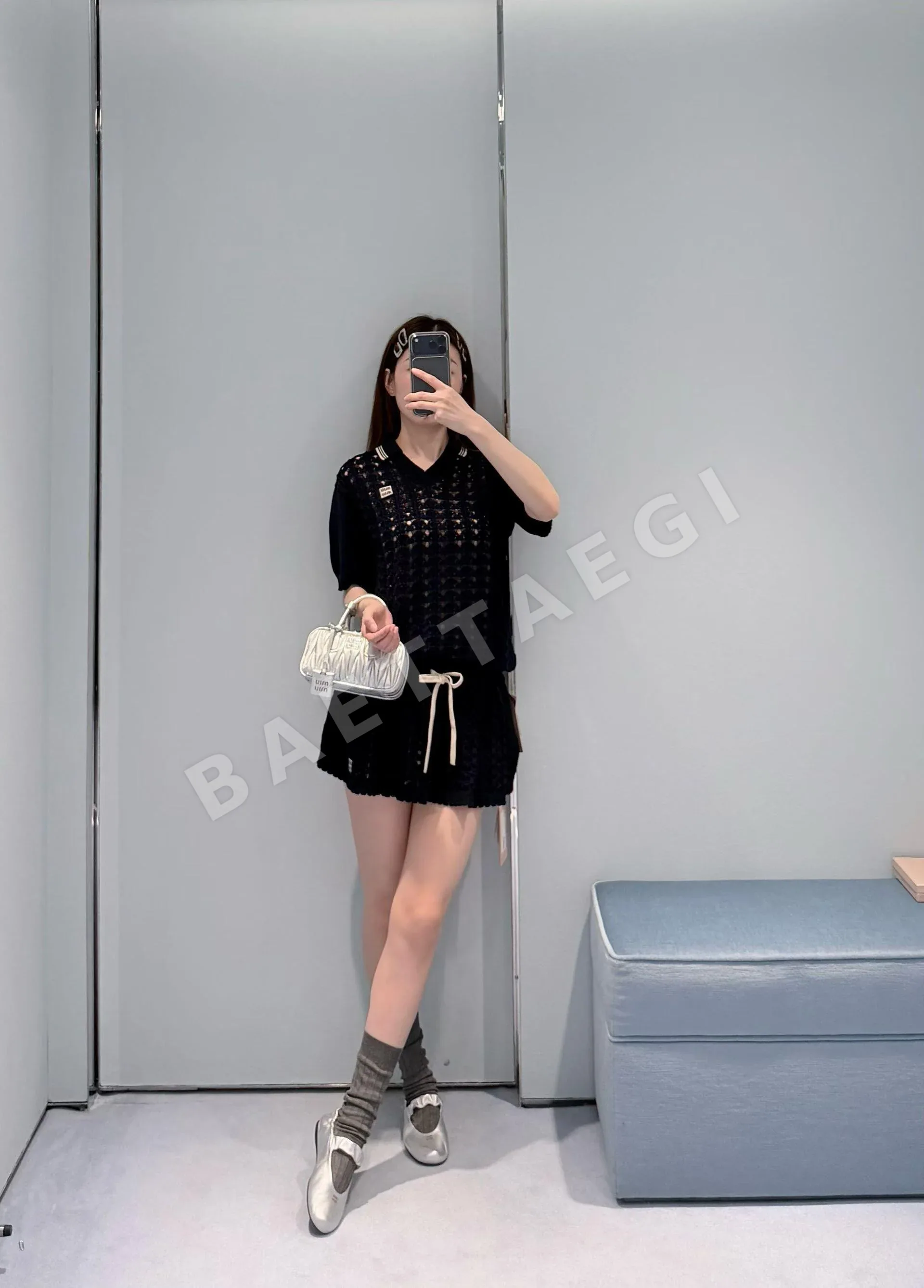 미우미우 여성 반팔 상세 이미지 5