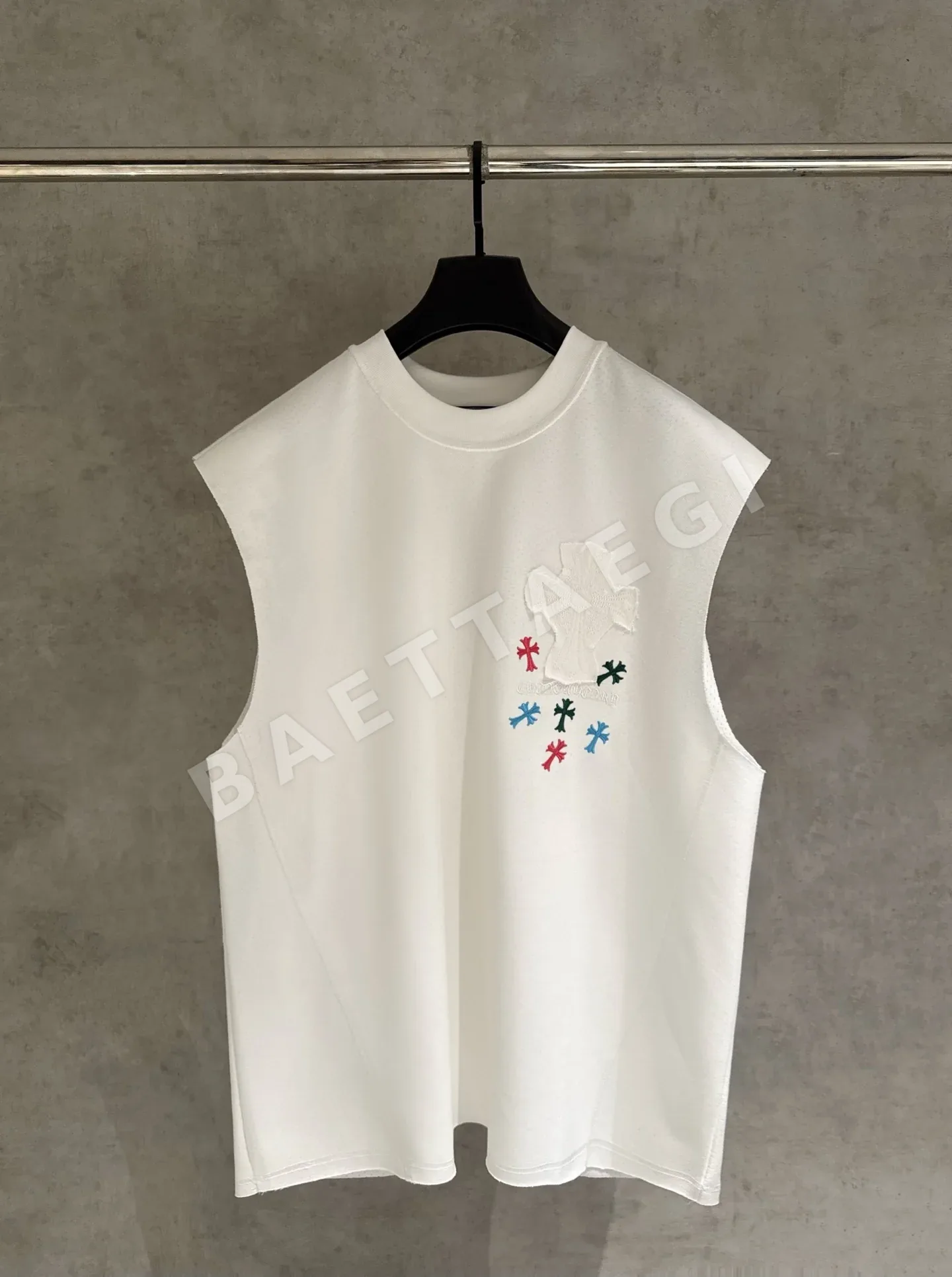 크롬하츠 남성 크루넥 민소매 티셔츠 113284