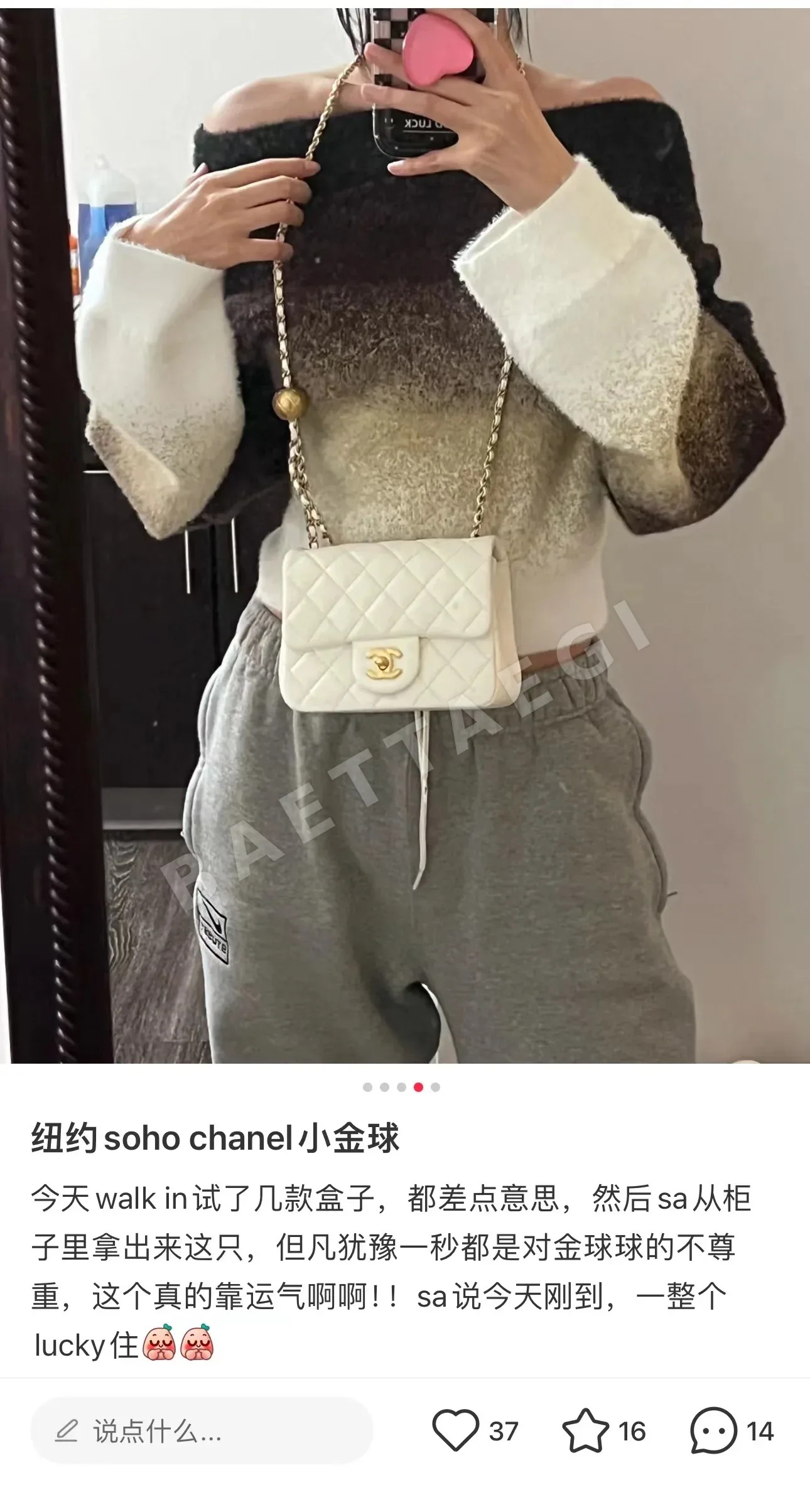 샤넬 미니 숄더백 상세 이미지 3