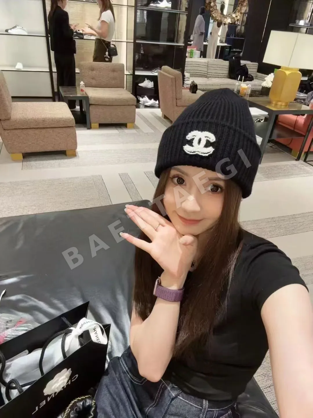 샤넬 비니 모자 185613