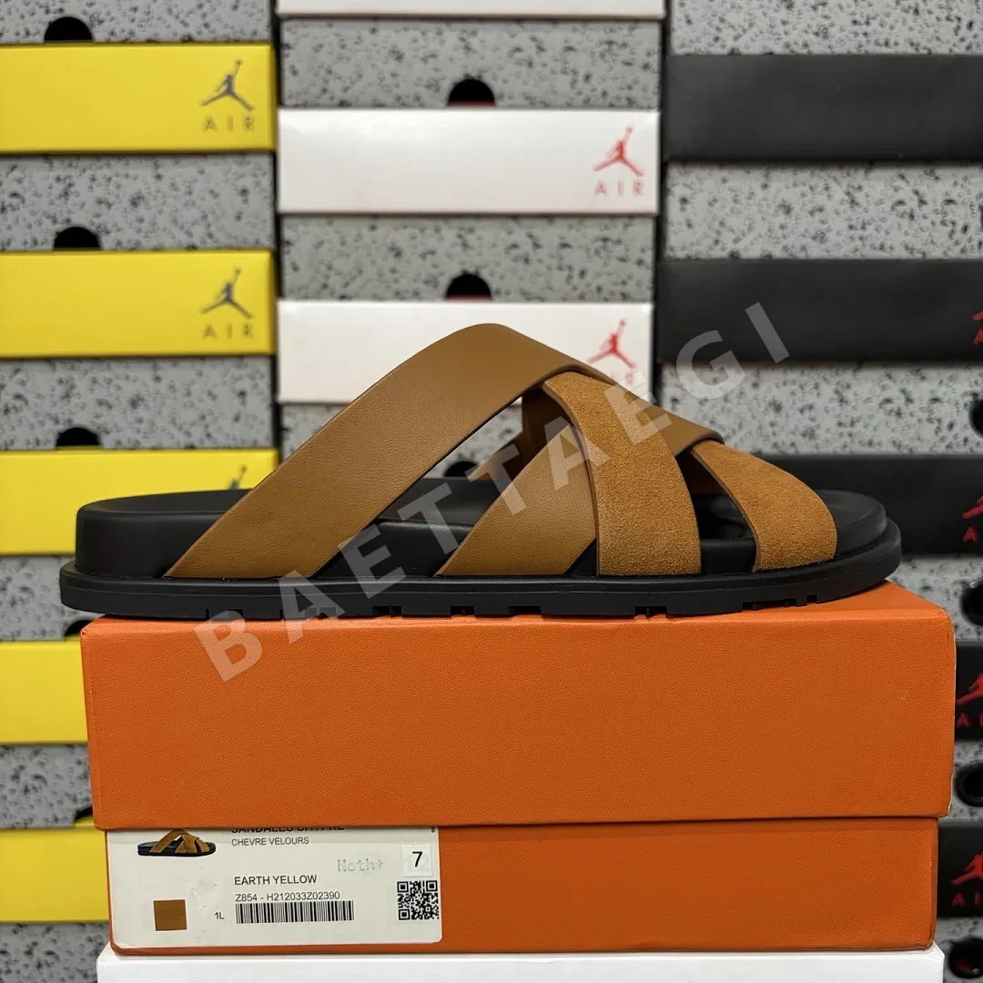 에르메스 [YX] 오렌지 205762 Hermes Chypre Sandal
