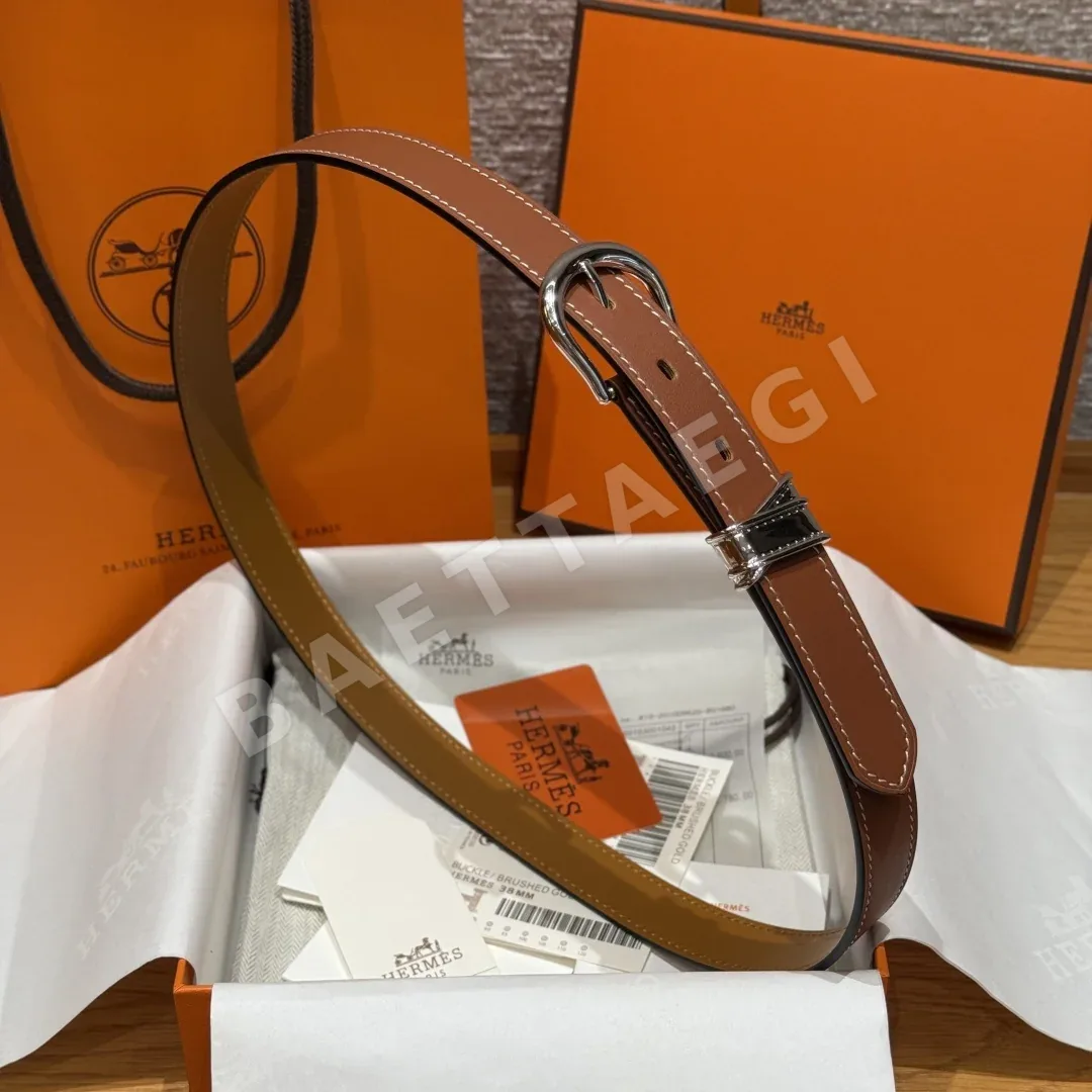 에르메스 에퀴에르 스위프트 카프스킨 벨트 상세 이미지 3