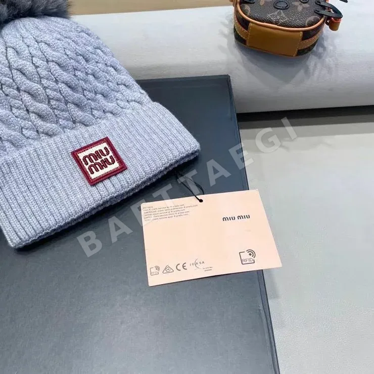 미우미우 울 모자 상세 이미지 3