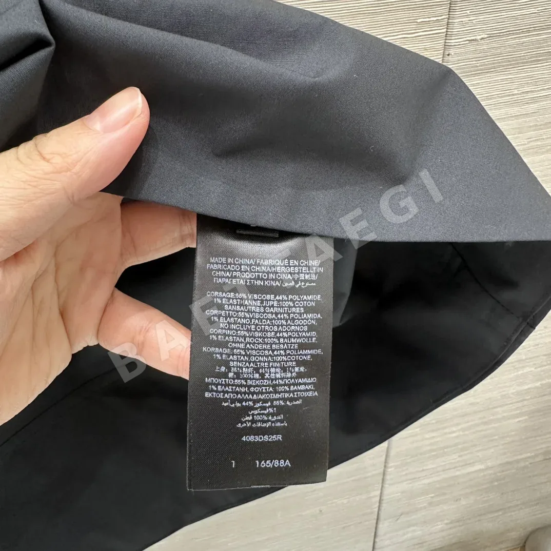 짐머만 니트 패치워크 포플린 A라인 여성 원피스 상세 이미지 8