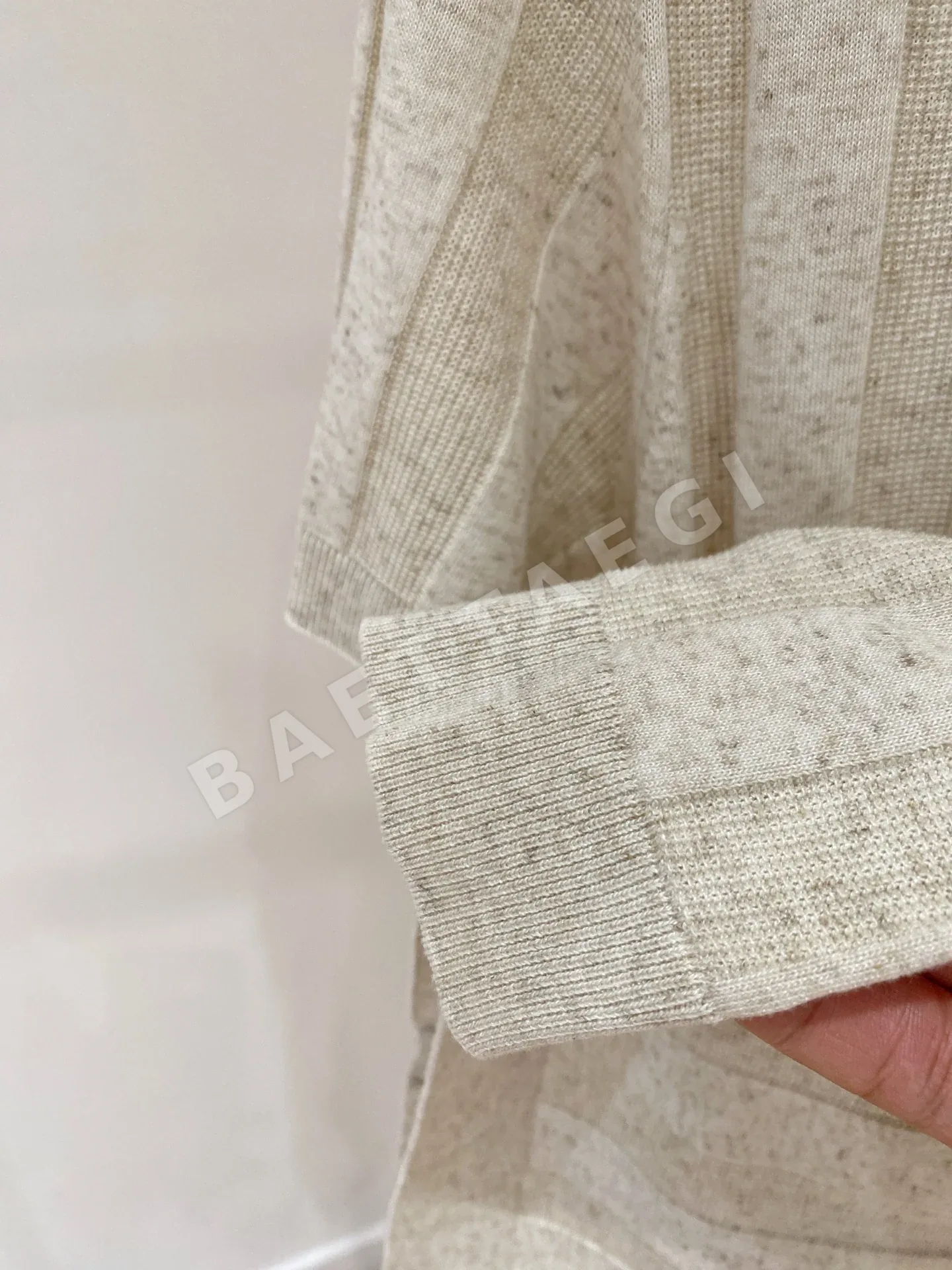 브루넬로쿠치넬리 린넨 혼방 남성 반팔 티셔츠 상세 이미지 8