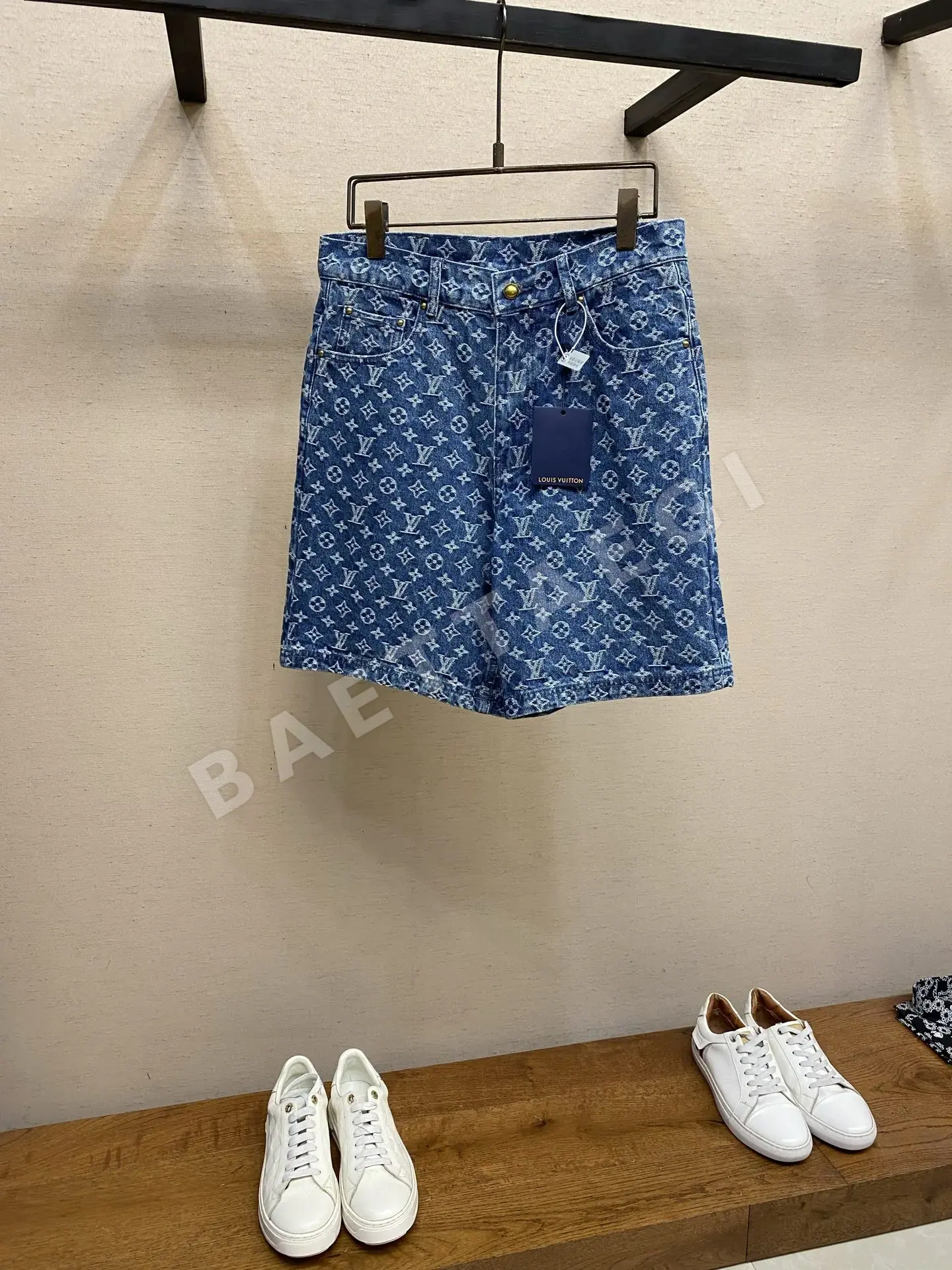 루이비통 모노그램 데님 반바지 68906