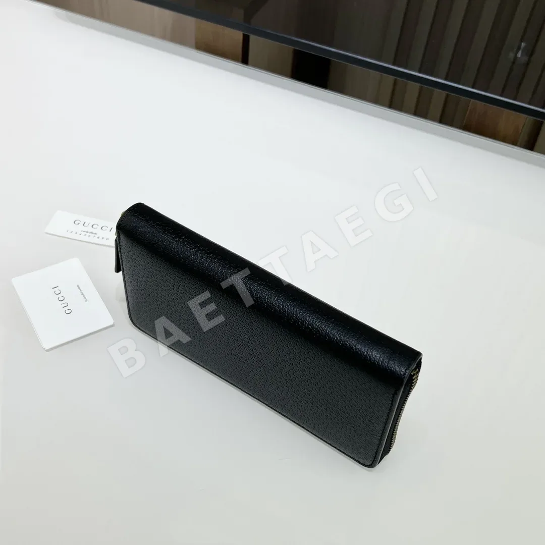 구찌 시그니처 더블 G 메탈 장식 풀 지퍼 지갑 상세 이미지 5