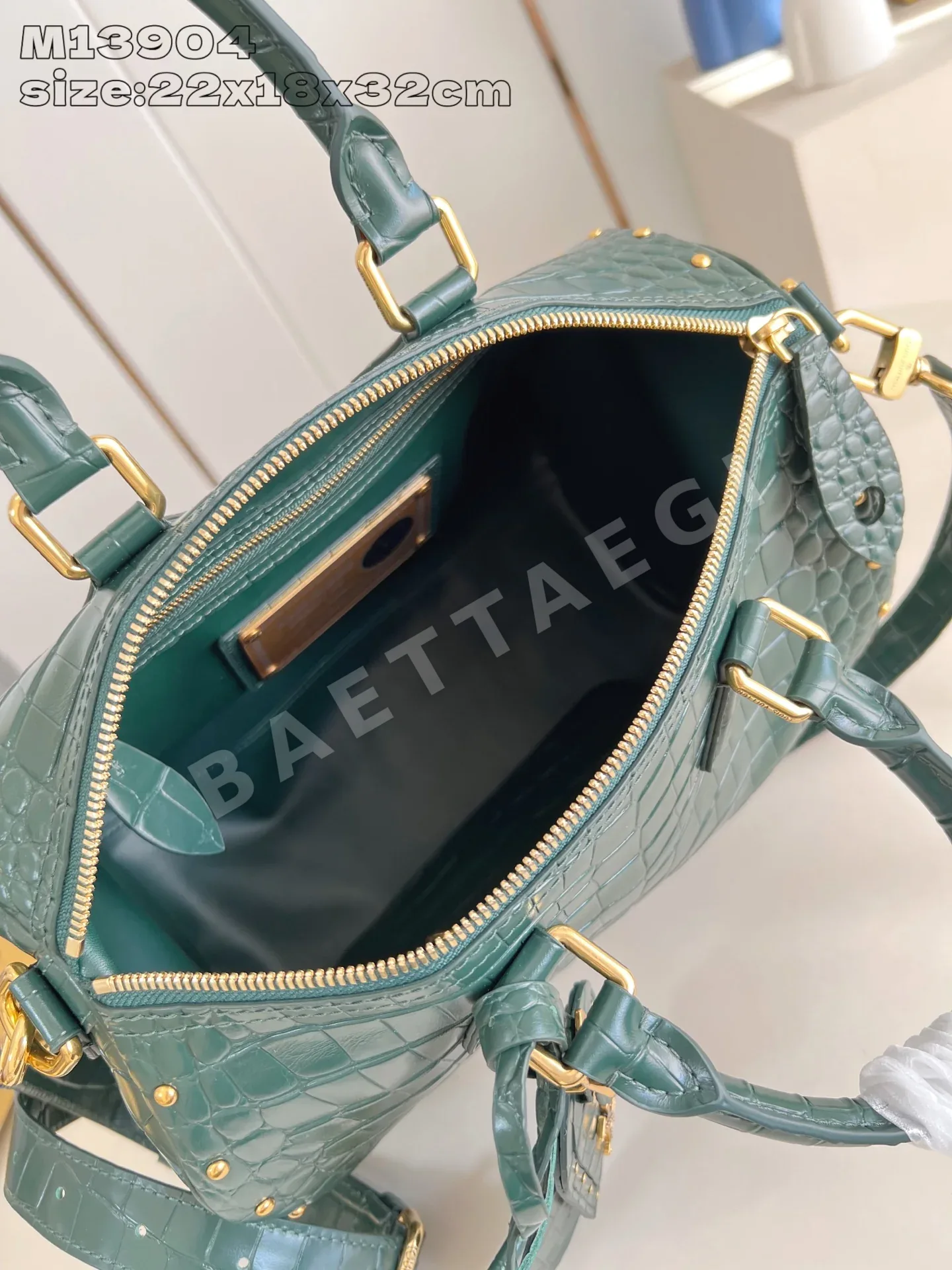 루이비통 M14064 그린 스피디 핸드백 모노그램 상세 이미지 11