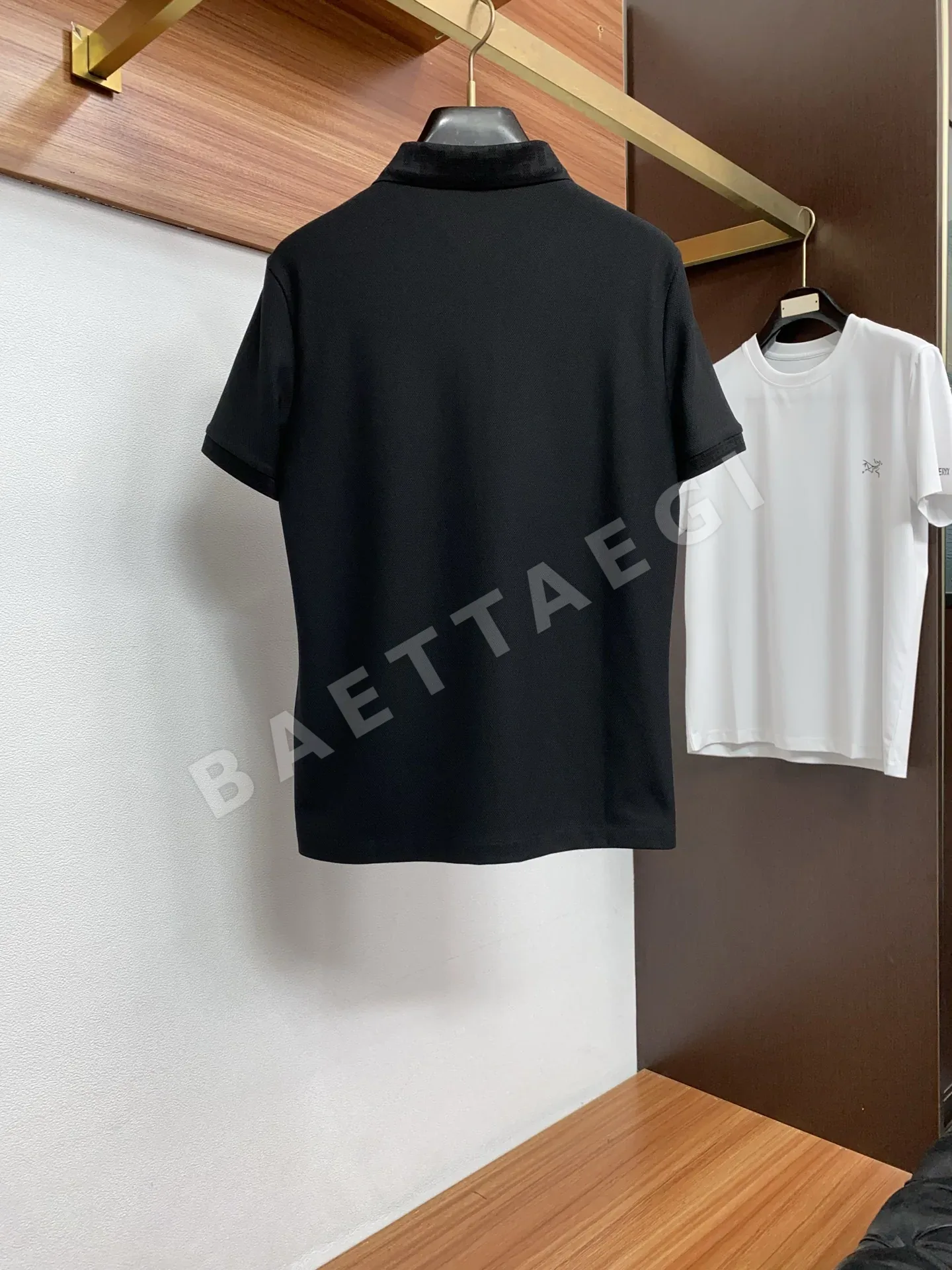 에르메스 남성 코튼 메시 반팔 폴로셔츠 상세 이미지 10