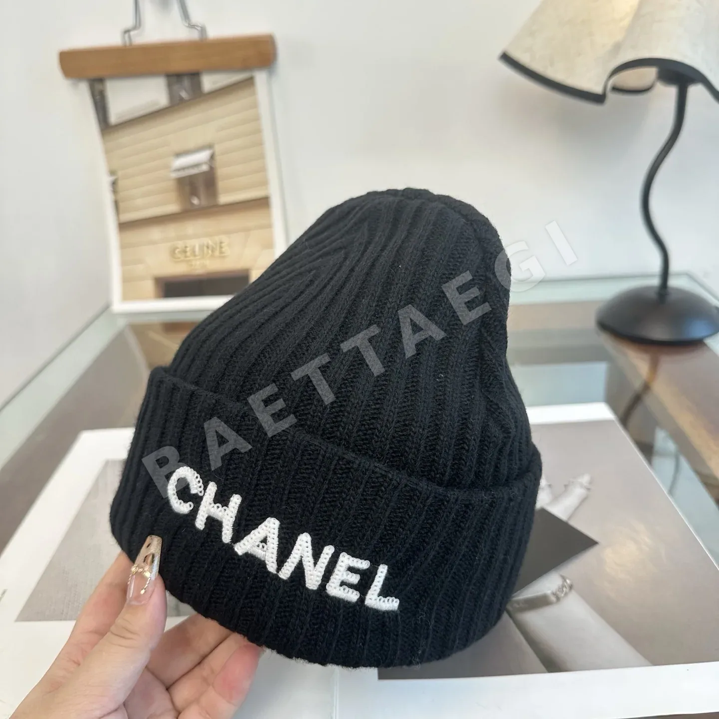 샤넬 니트 비니 모자 상세 이미지 10