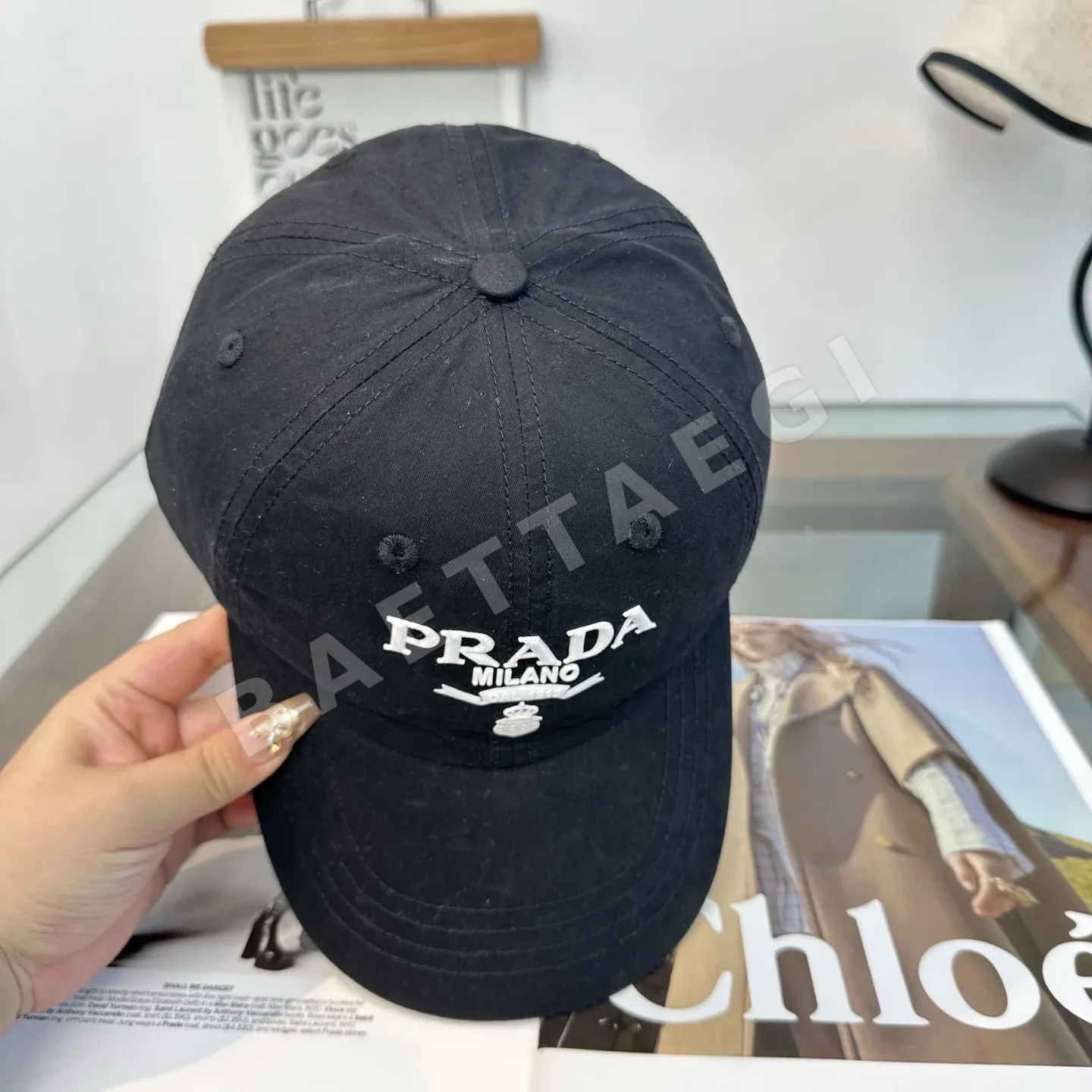 프라다 베이직 베이스볼 캡 상세 이미지 6