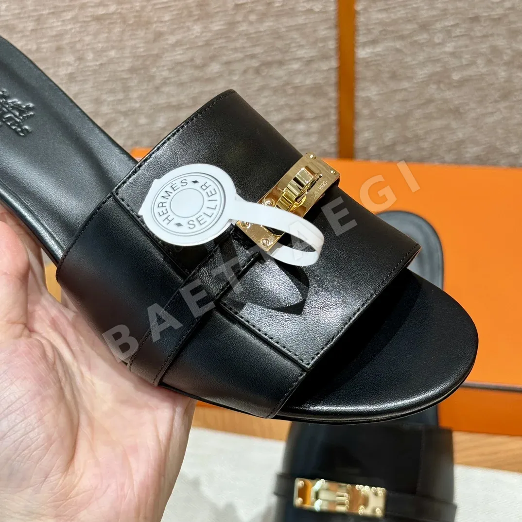 에르메스 지지 켈리 블랙 하이힐 신발 8358 상세 이미지 5
