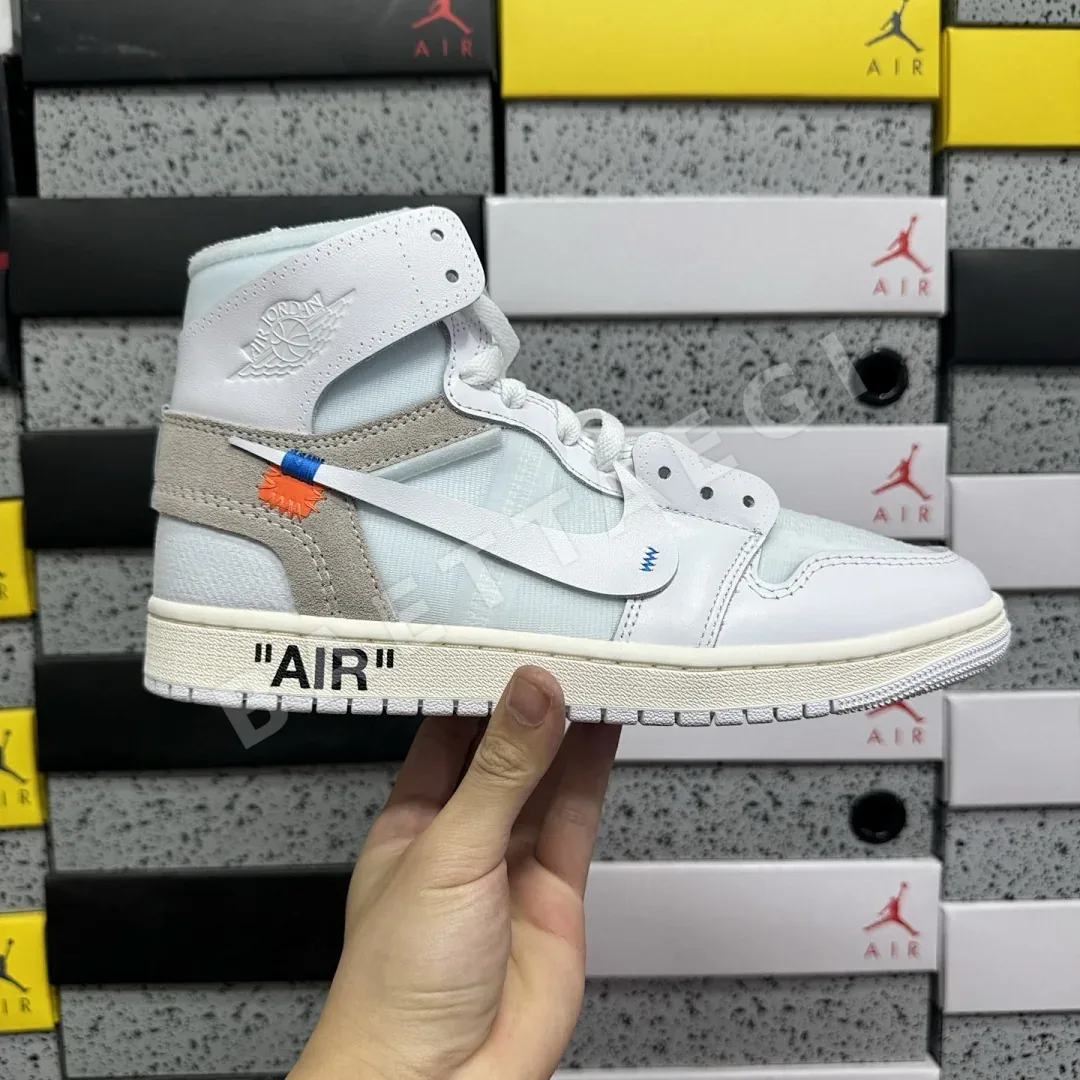 나이키 [GX] 조던 1 레트로 하이 화이트 AA3834-100 201357 Nike Jordan 1 Retro High Virgil Abloh 상세 이미지 7