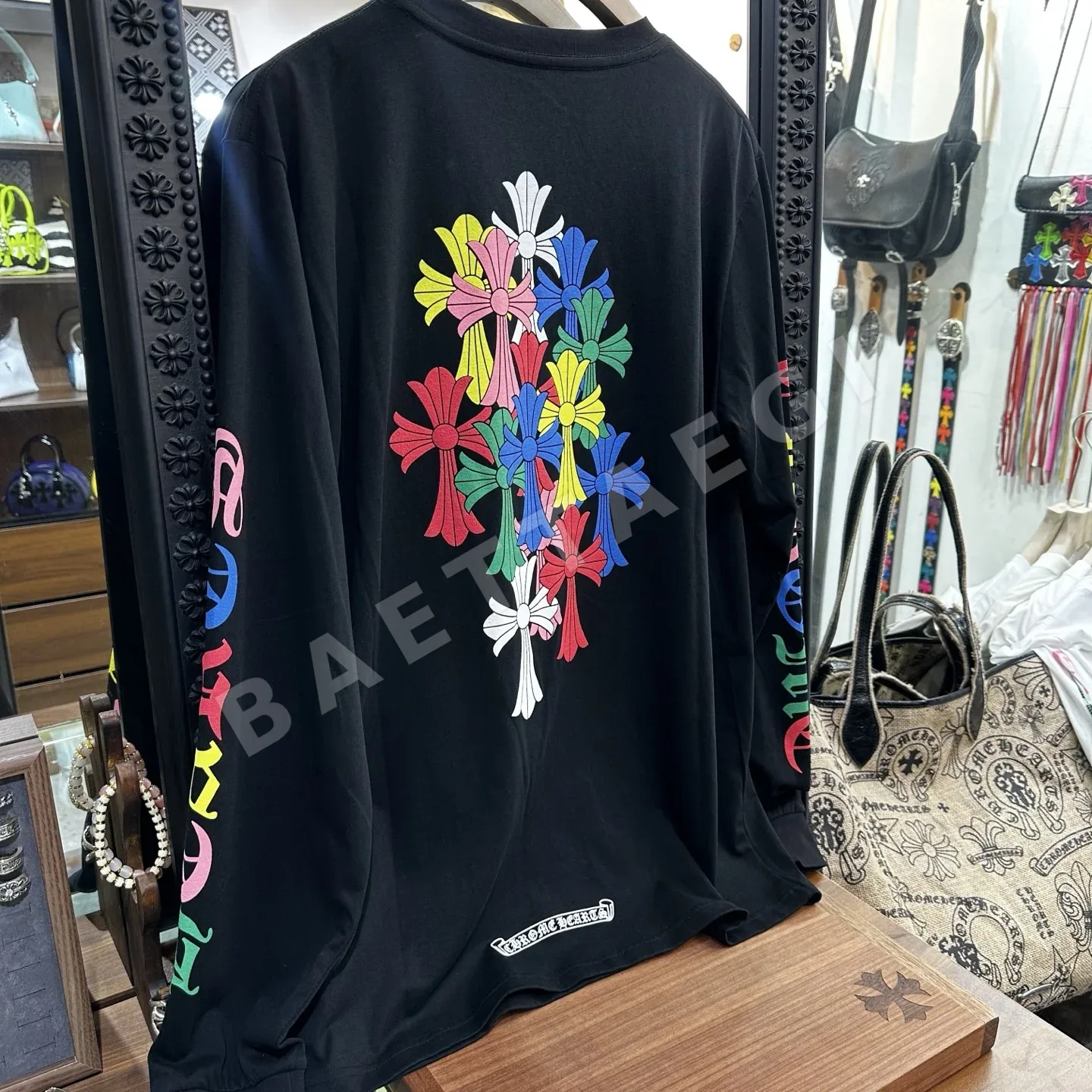 크롬하츠 컬러풀 크로스 남성 긴팔 상세 이미지 6