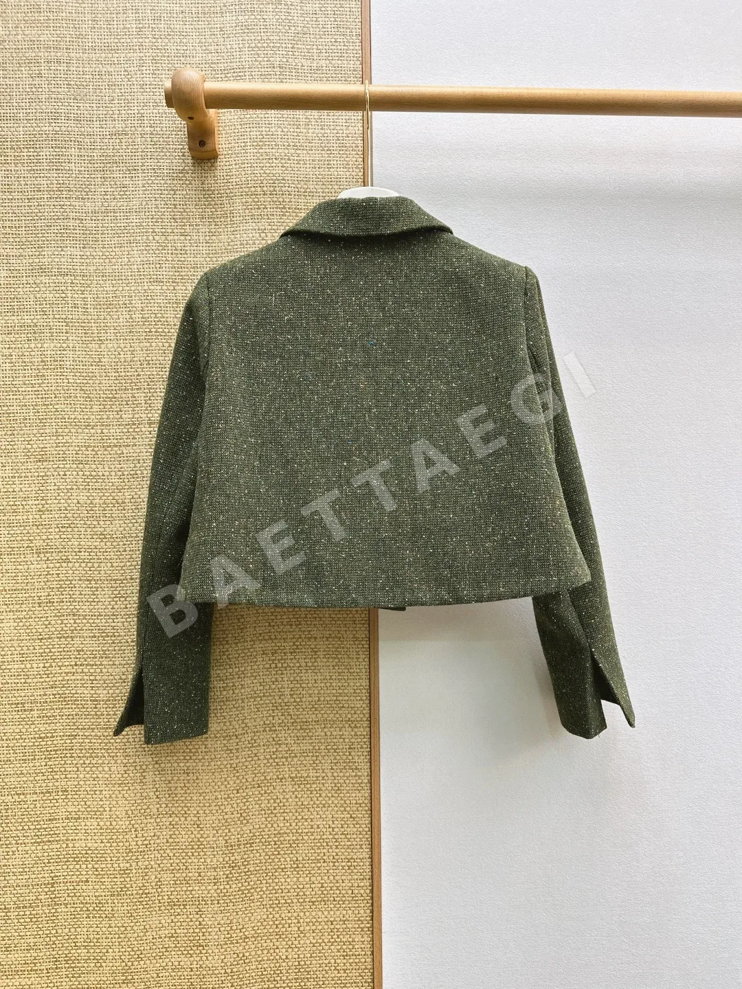 디올 물방울 스팽글 트위드 슬림핏 여성 자켓 상세 이미지 9