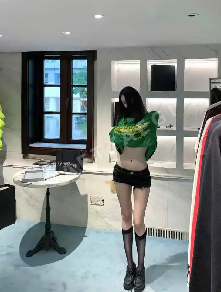 크롬하츠 산스크리트어 프린트 남성 긴팔 티셔츠 상세 이미지 3