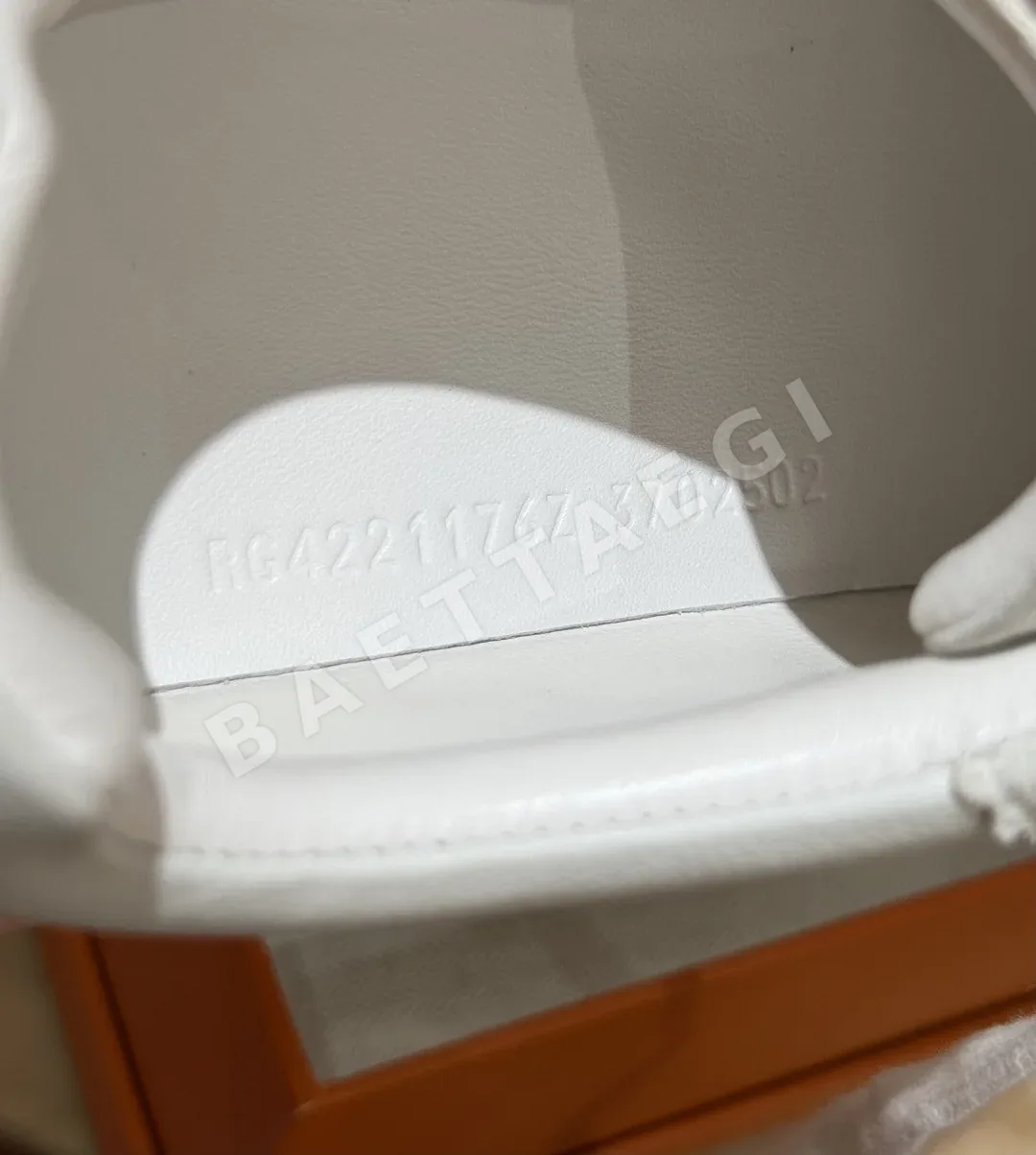 에르메스 바운싱 스니커즈 화이트 염소가죽 상세 이미지 5