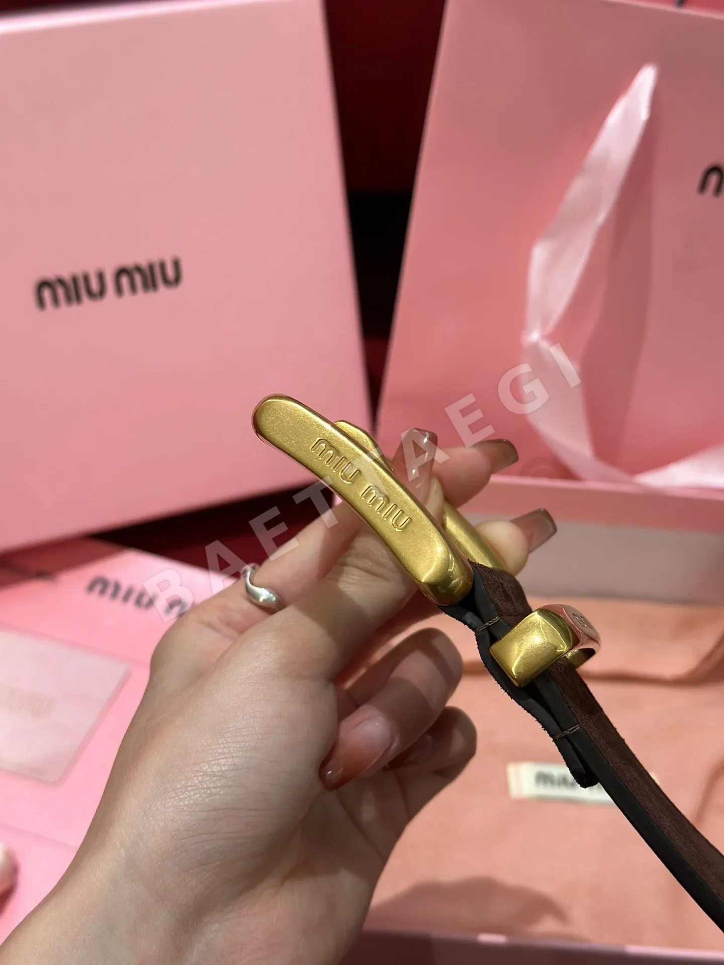미우미우 벨트 57833 Miu Miu Belt 상세 이미지 4