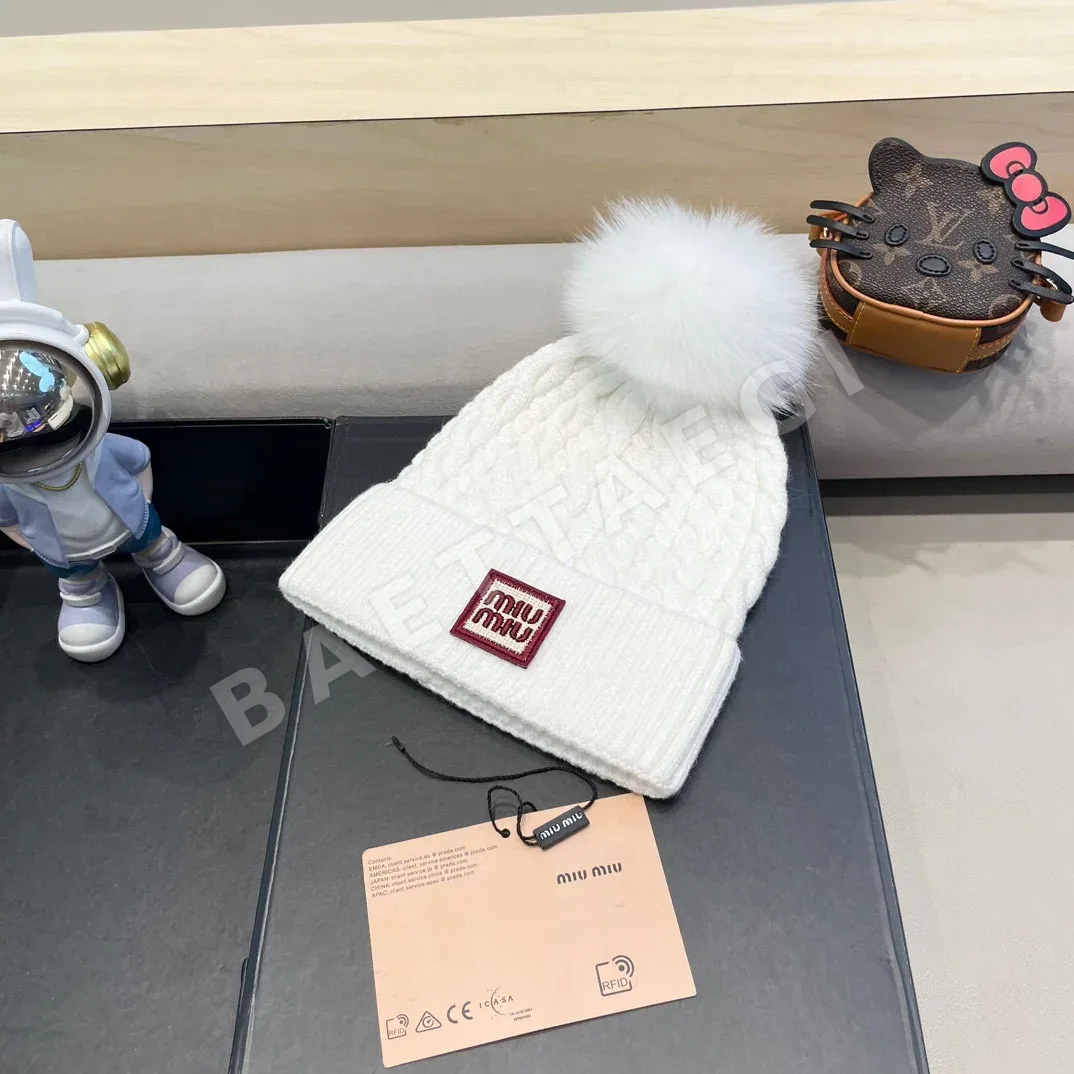 미우미우 울 모자 상세 이미지 3