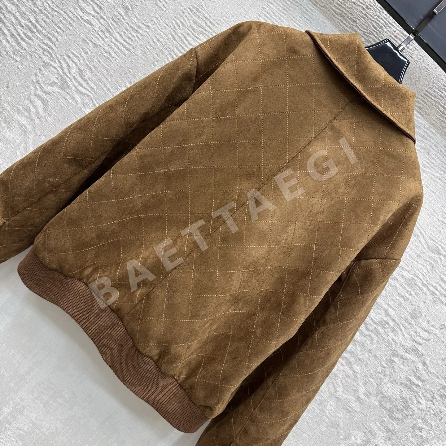 샤넬 스웨이드 퀼팅 자켓 상세 이미지 7