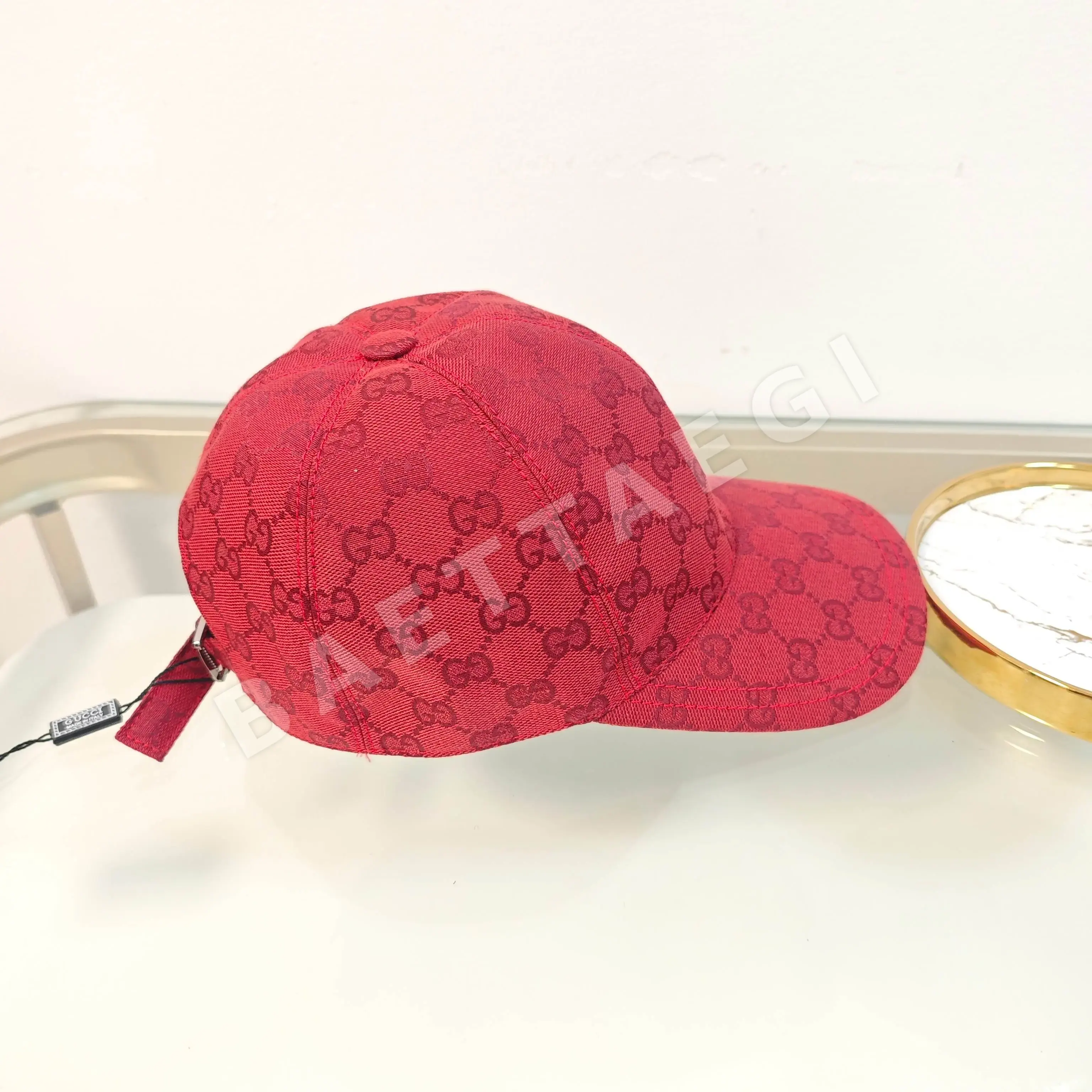 구찌 라지 웨빙 베이스볼 캡 상세 이미지 6